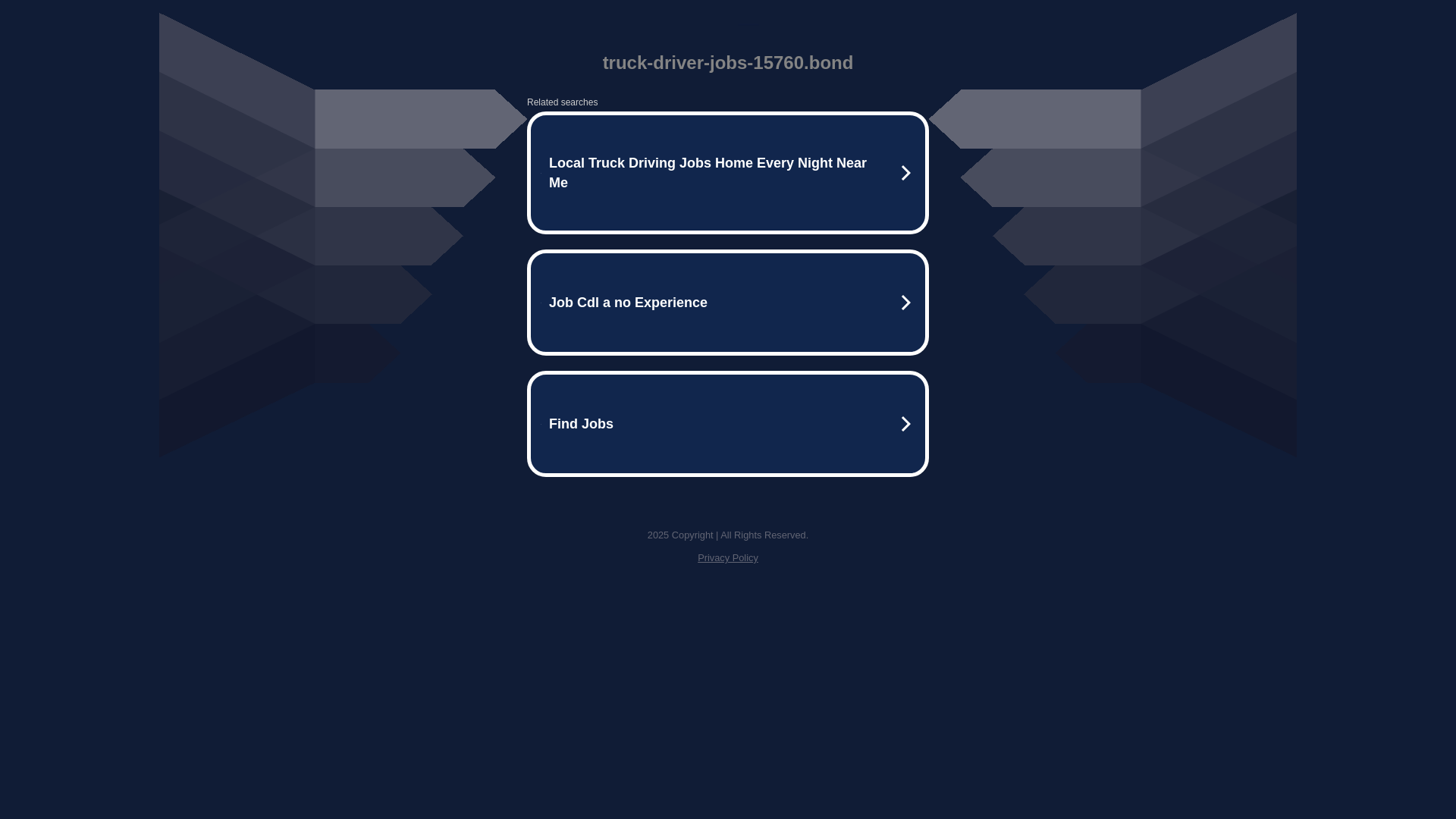 website screenshot of https://truck-driver-jobs-15760.bond/