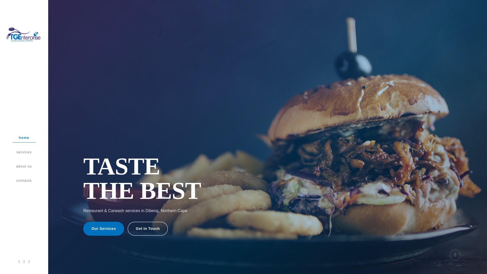 website screenshot of https://tlhalefangenterprise.co.za