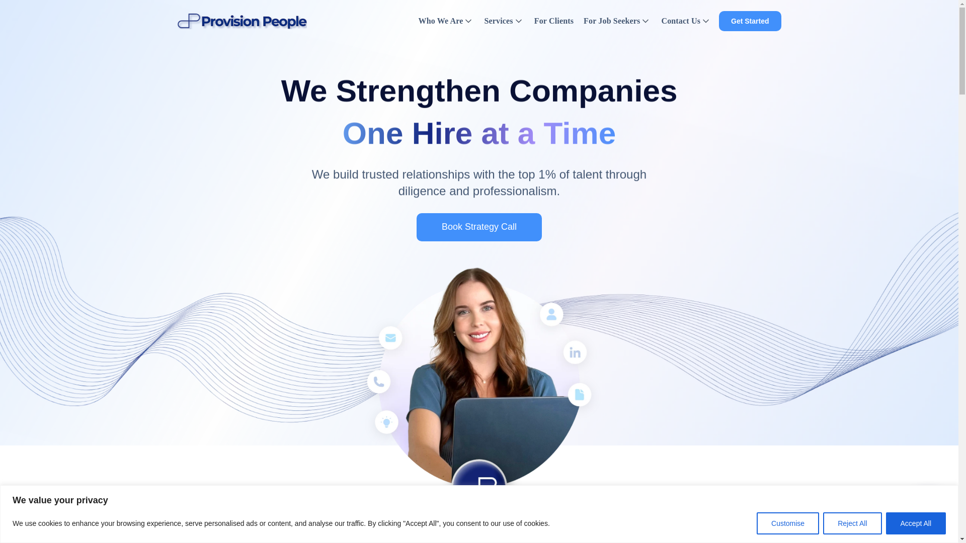 website screenshot of https://myprovisionpeople.com/