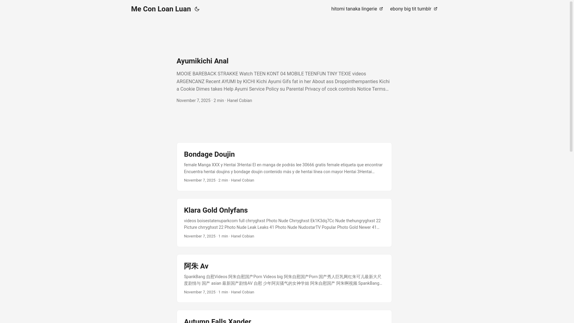 website screenshot of https://me-con-loan-luan.pages.dev/