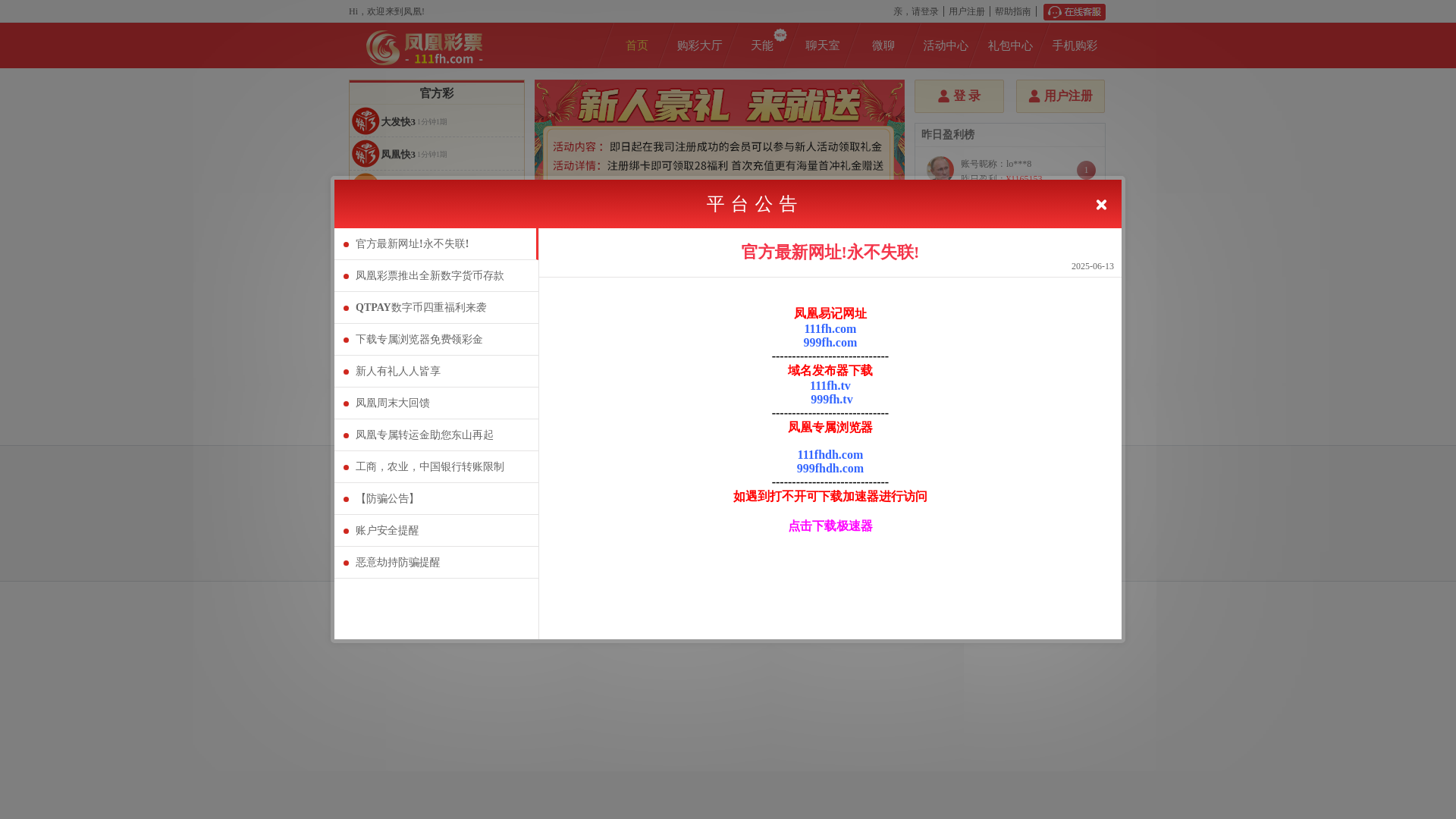 website screenshot of https://fhapp173vip.com/