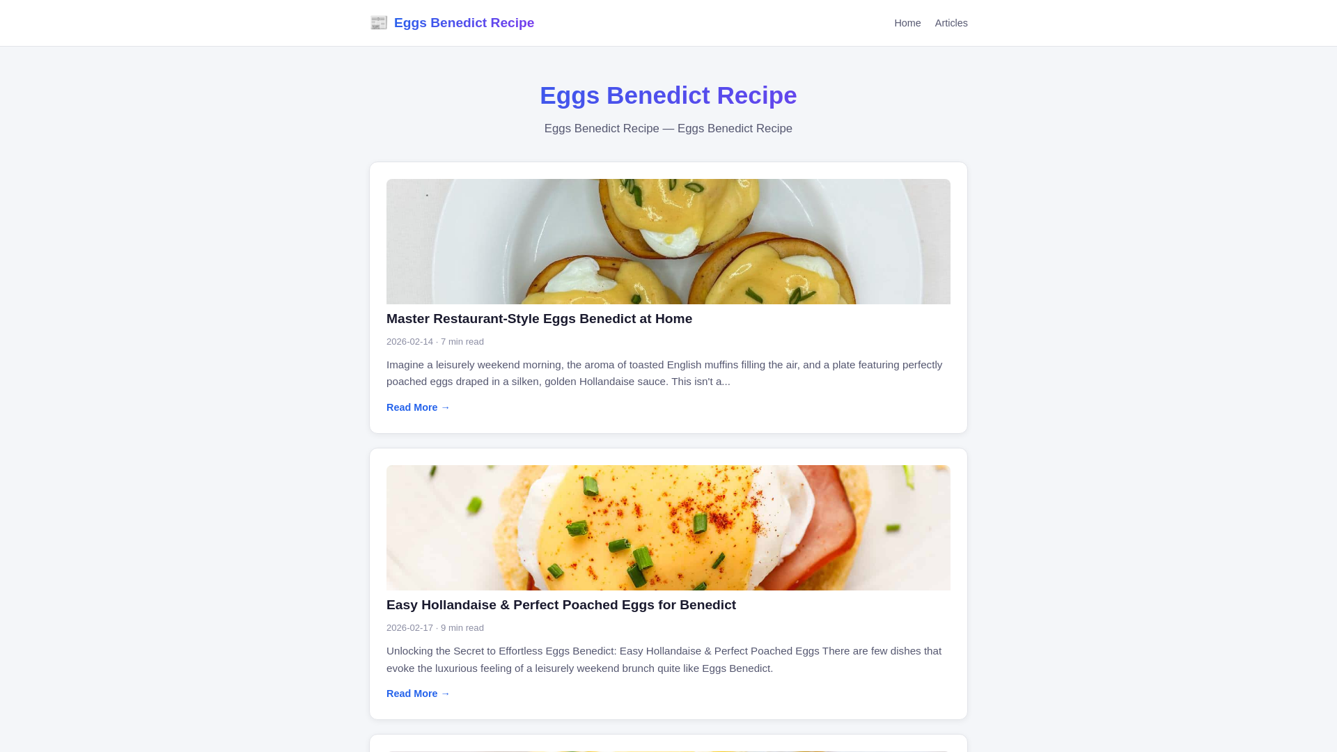 website screenshot of https://eggs-benedict-recipe.pages.dev/