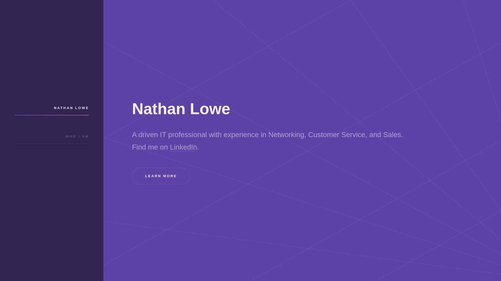 website screenshot of https://nathanlowe.pages.dev/