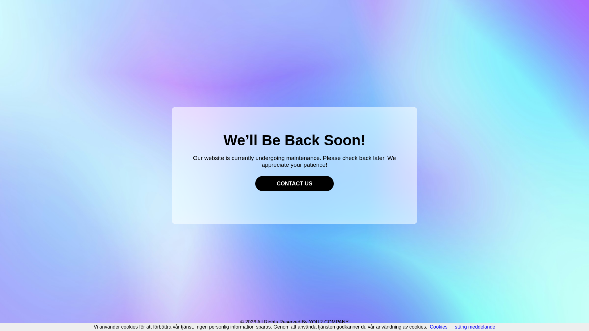 website screenshot of https://anderstamfjallhus.se