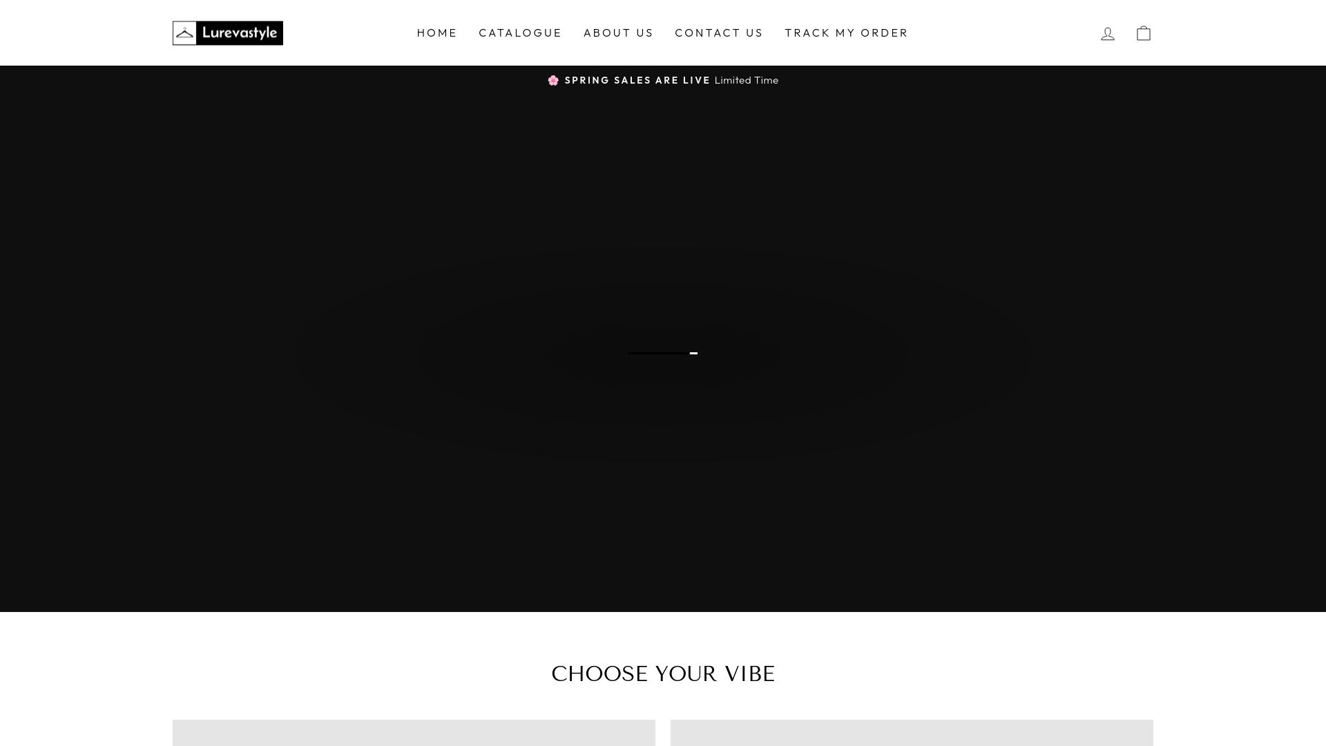 website screenshot of https://lurevastyle.com