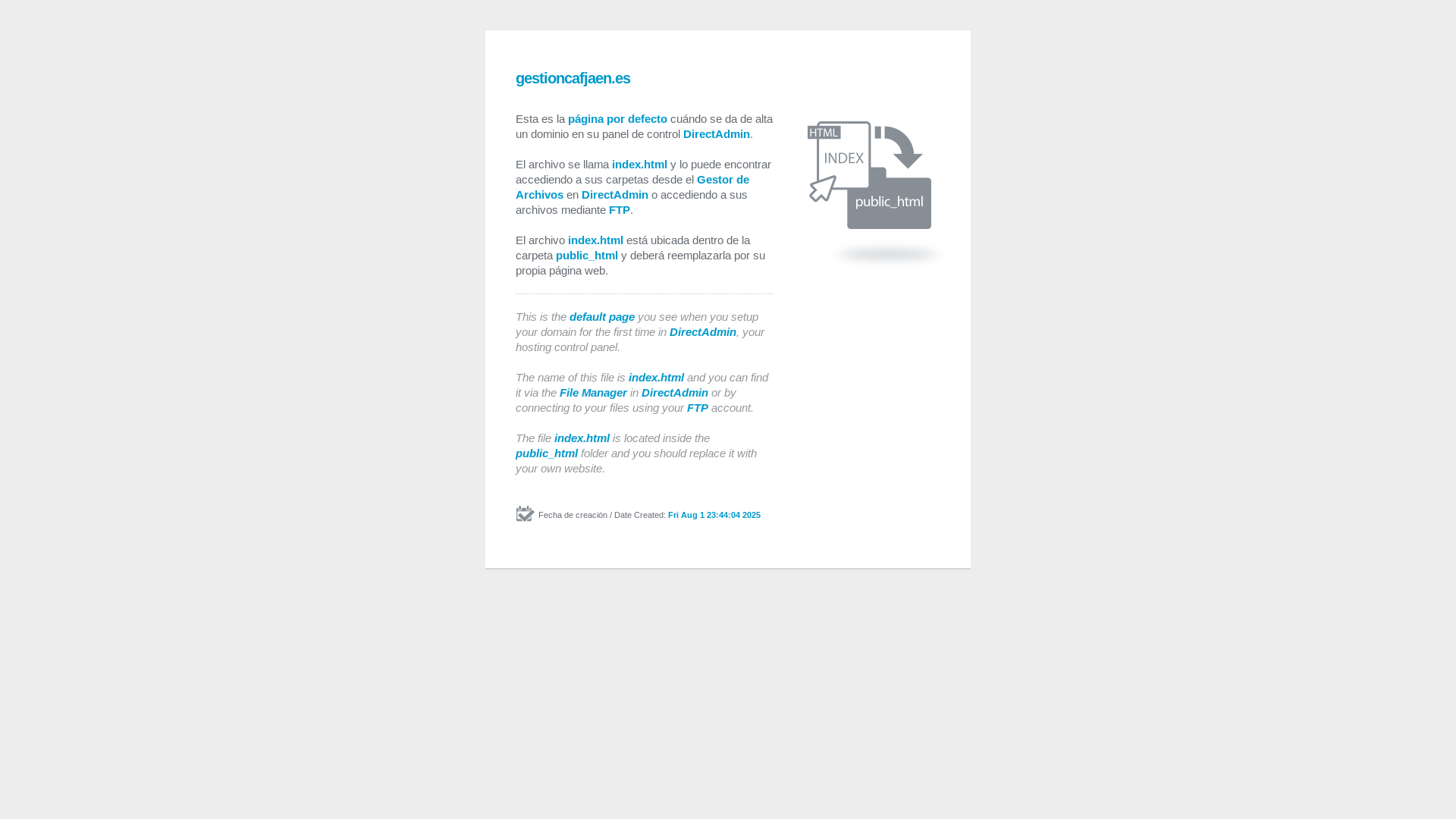 website screenshot of https://gestioncafjaen.es/
