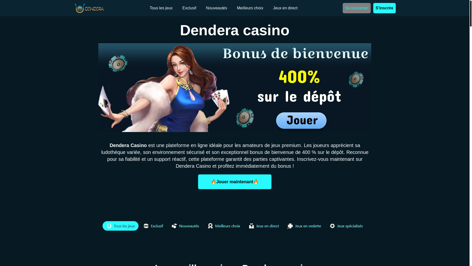 website screenshot of https://dendera-casino-fr-4597.pages.dev/