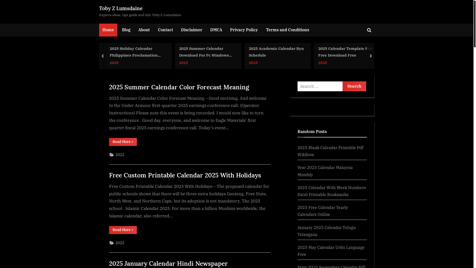 website screenshot of https://tobyzlumsdaine.pages.dev/