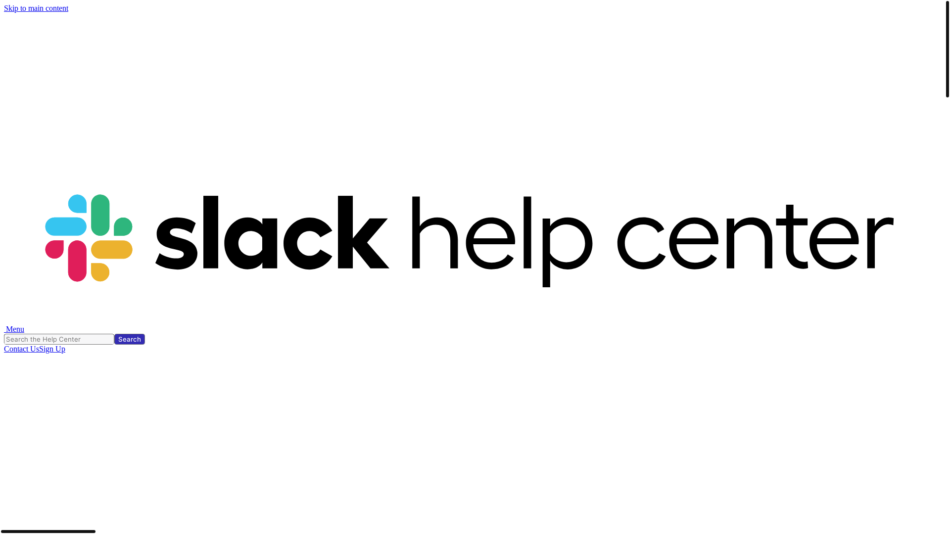 website screenshot of https://slack.com/help