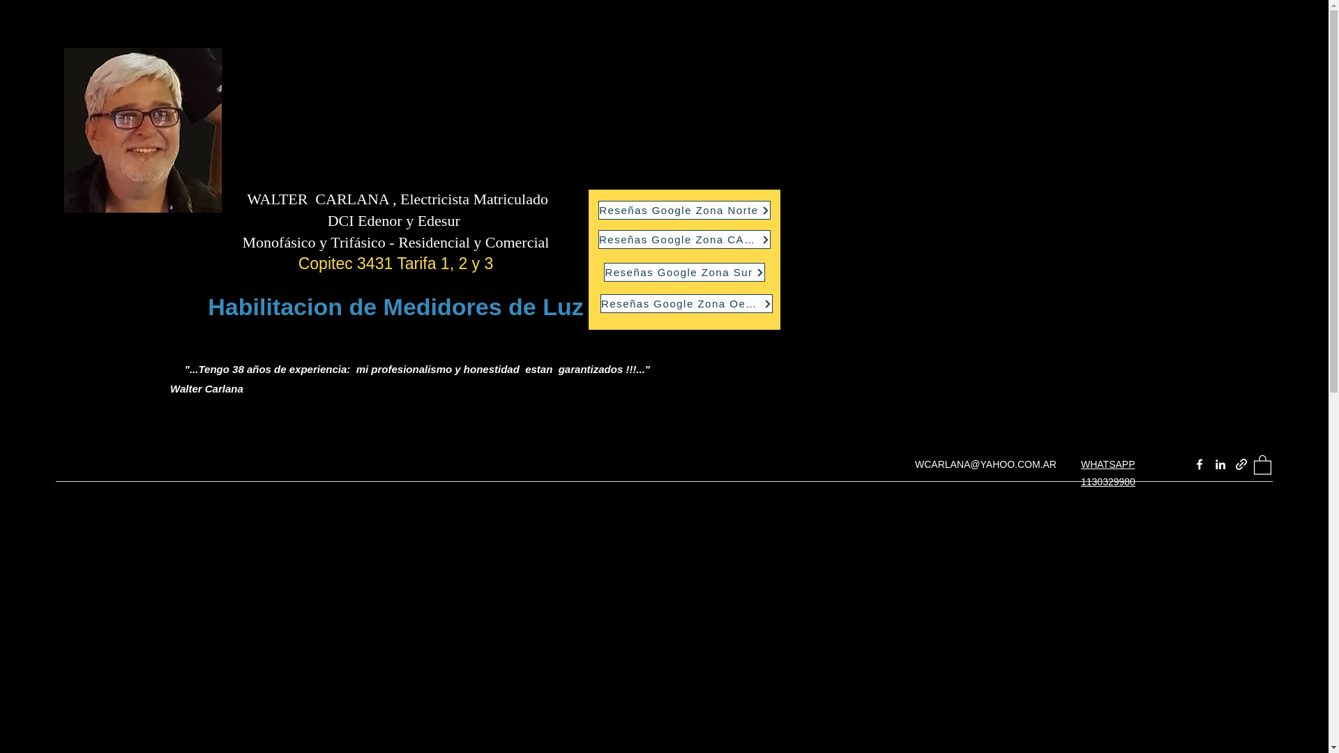 website screenshot of https://waltercarlana.com/
