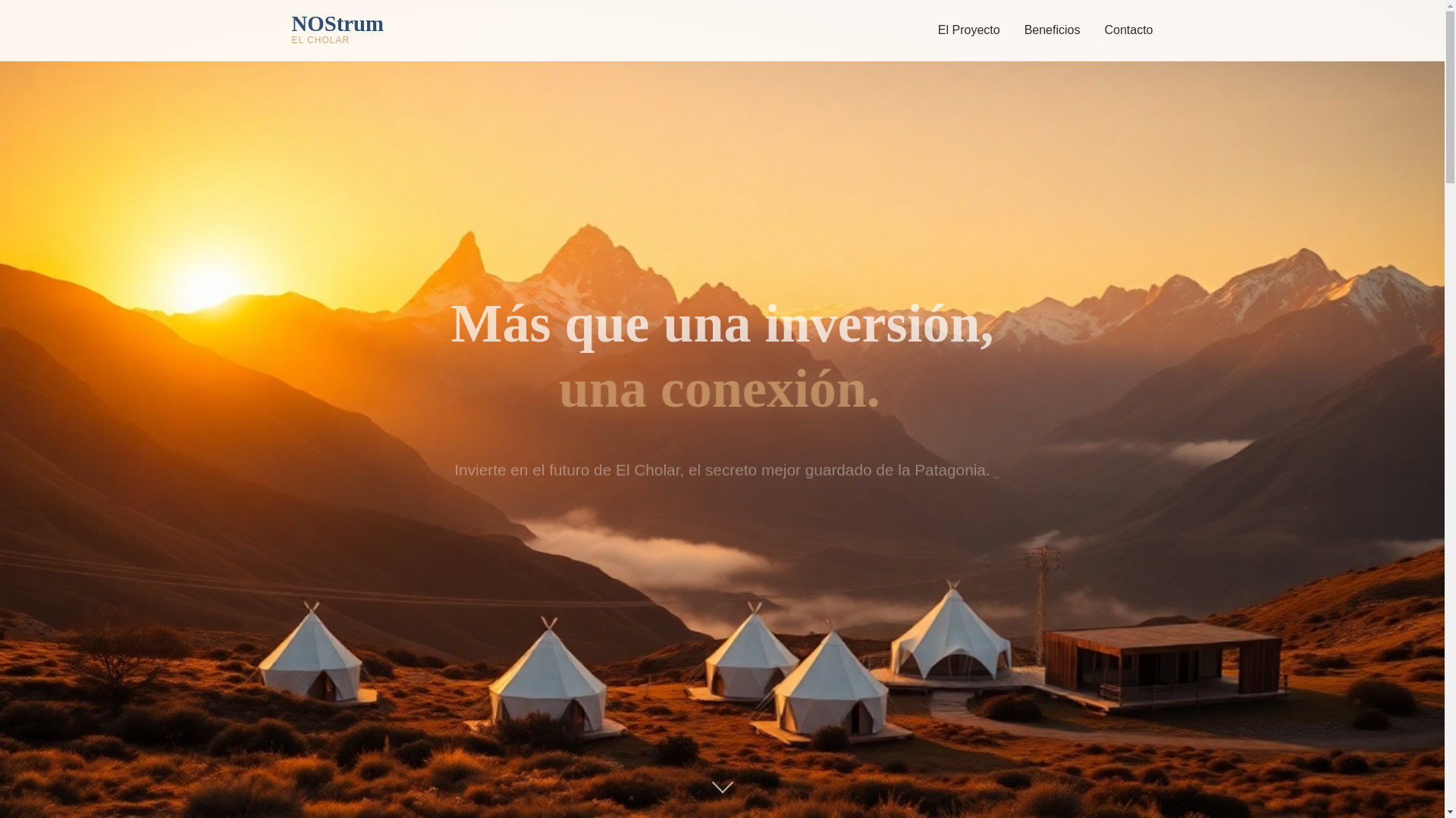 website screenshot of https://proyectonostrum.pages.dev/