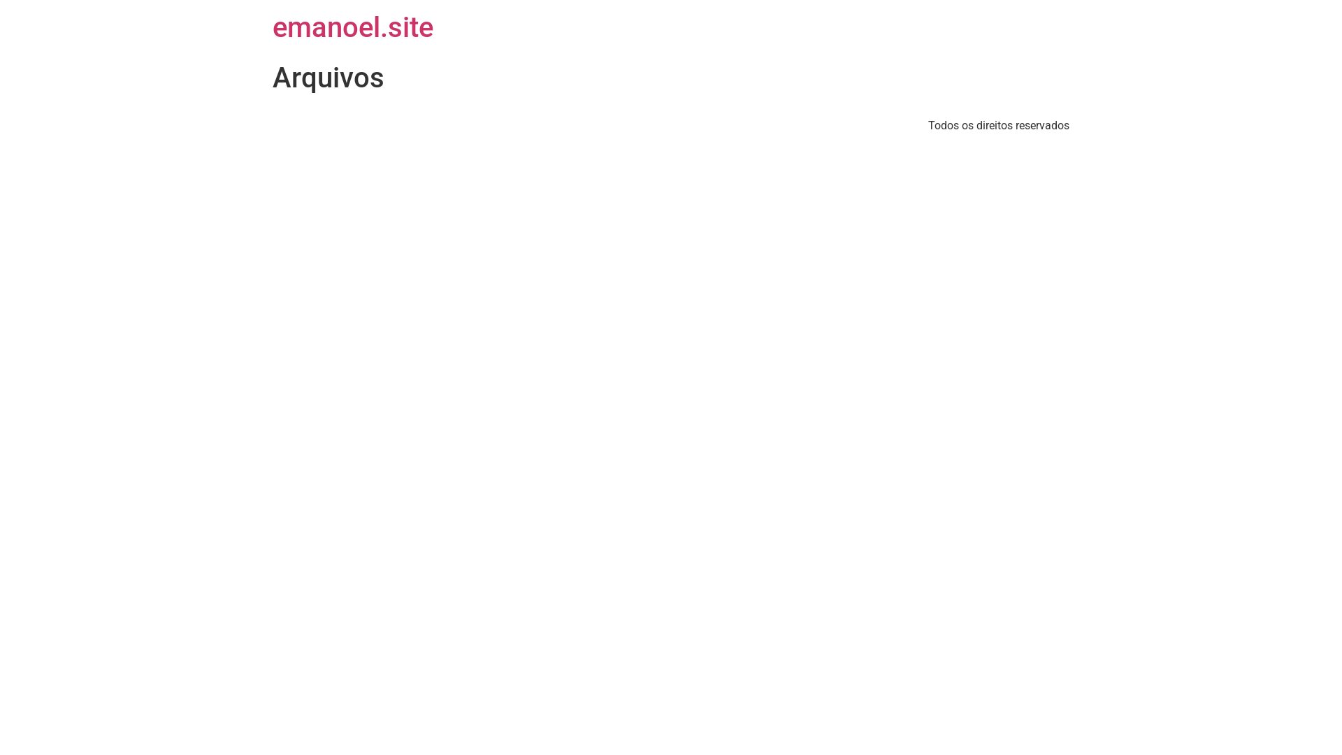 website screenshot of https://emanoel.site/