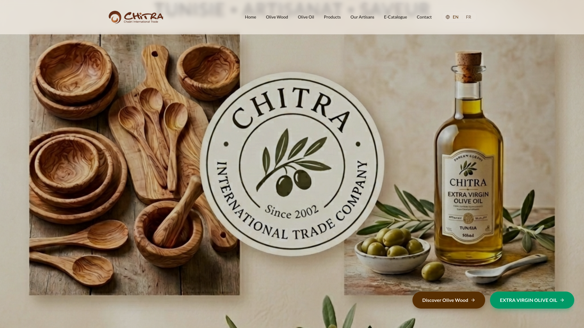 website screenshot of https://chitra-company.com/
