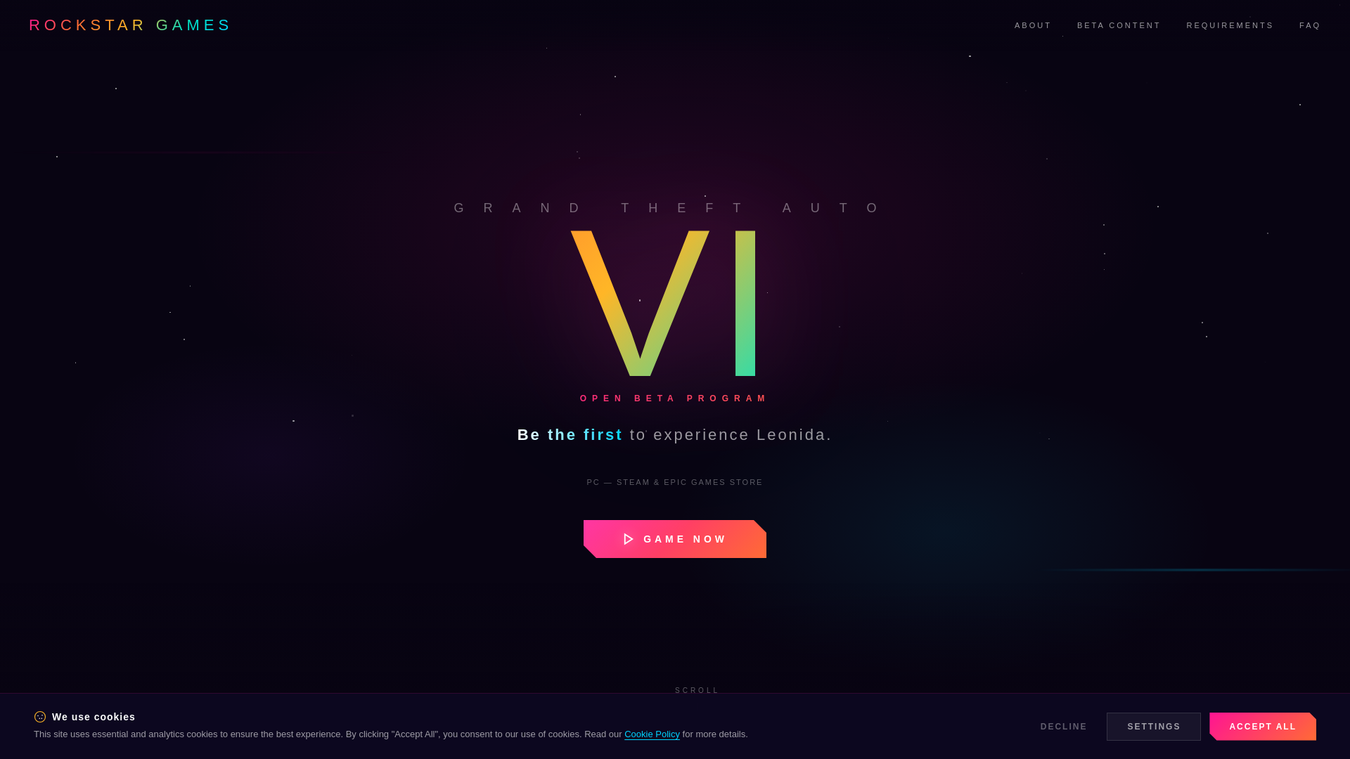 website screenshot of https://gta6obeta.com