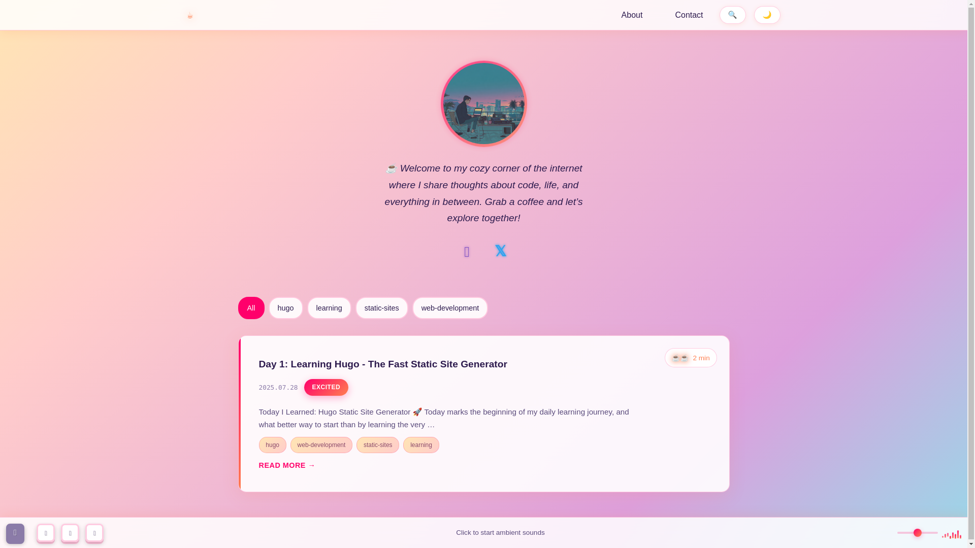 website screenshot of https://matteo-blog.pages.dev/