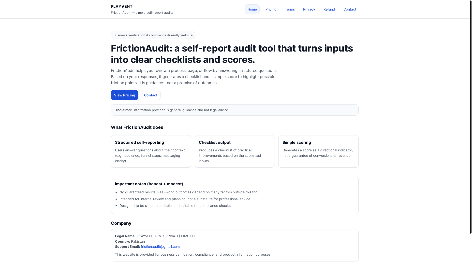 website screenshot of https://playvent-c2u.pages.dev/