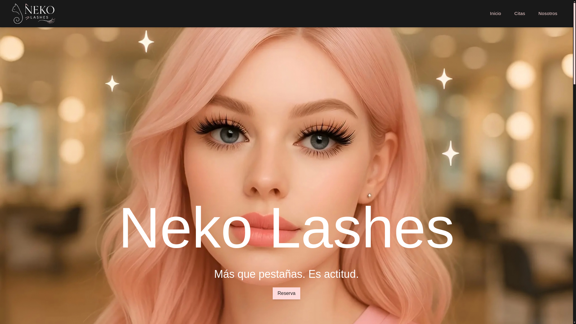 website screenshot of https://nekolashes.com/