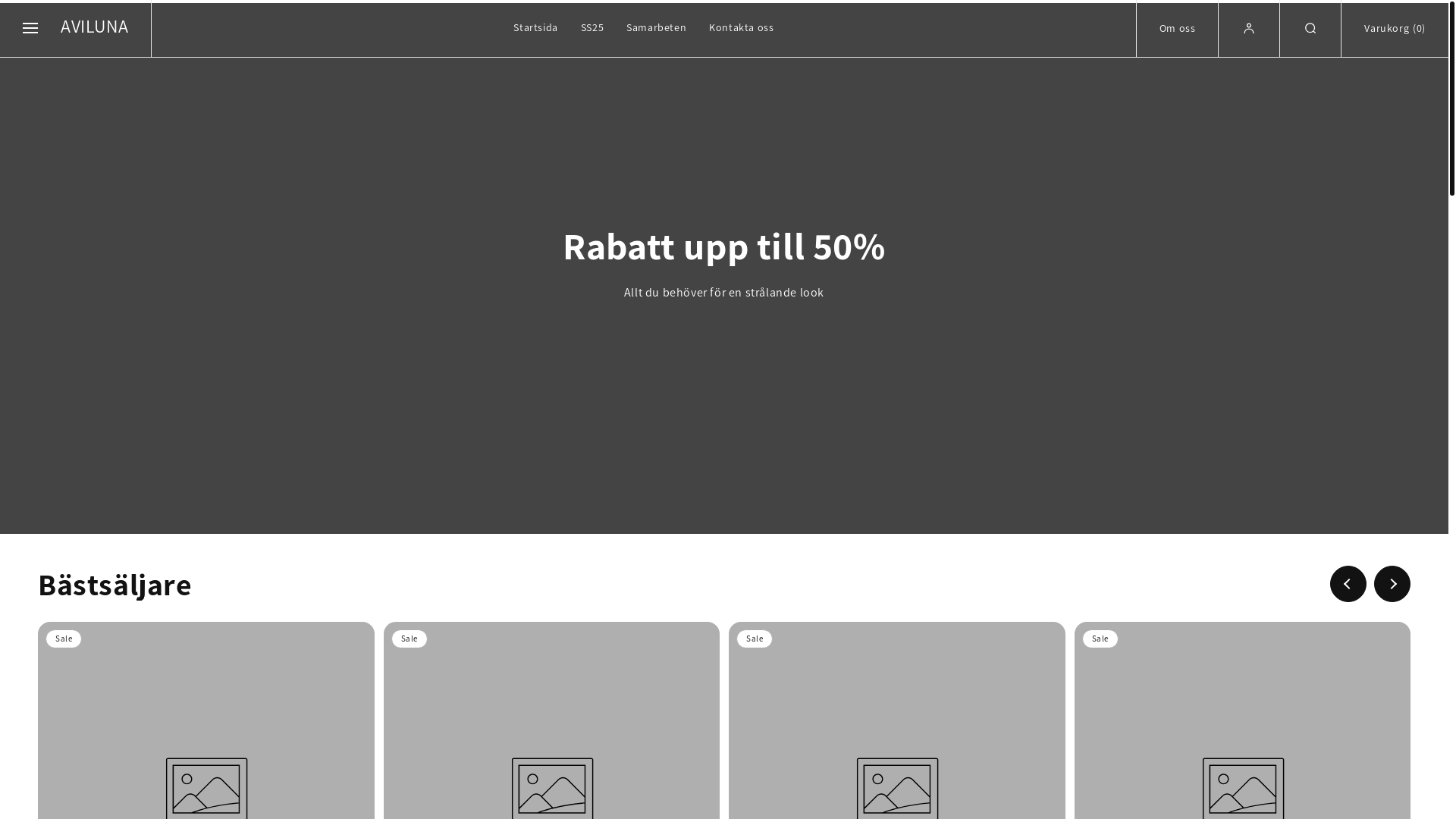 website screenshot of https://aviluna-milan.com/