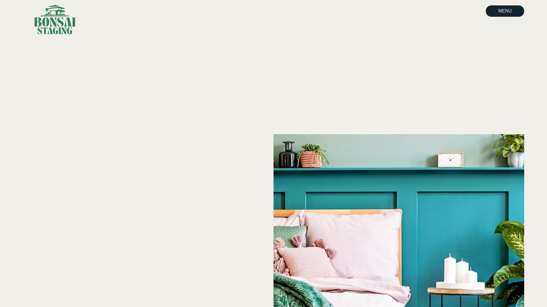 website screenshot of https://bonsaistaging.com