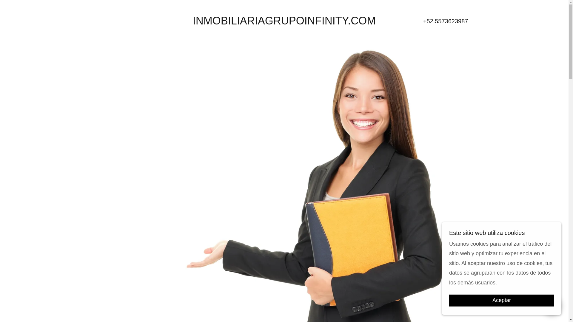 website screenshot of https://inmobiliariagrupoinfinity.com/