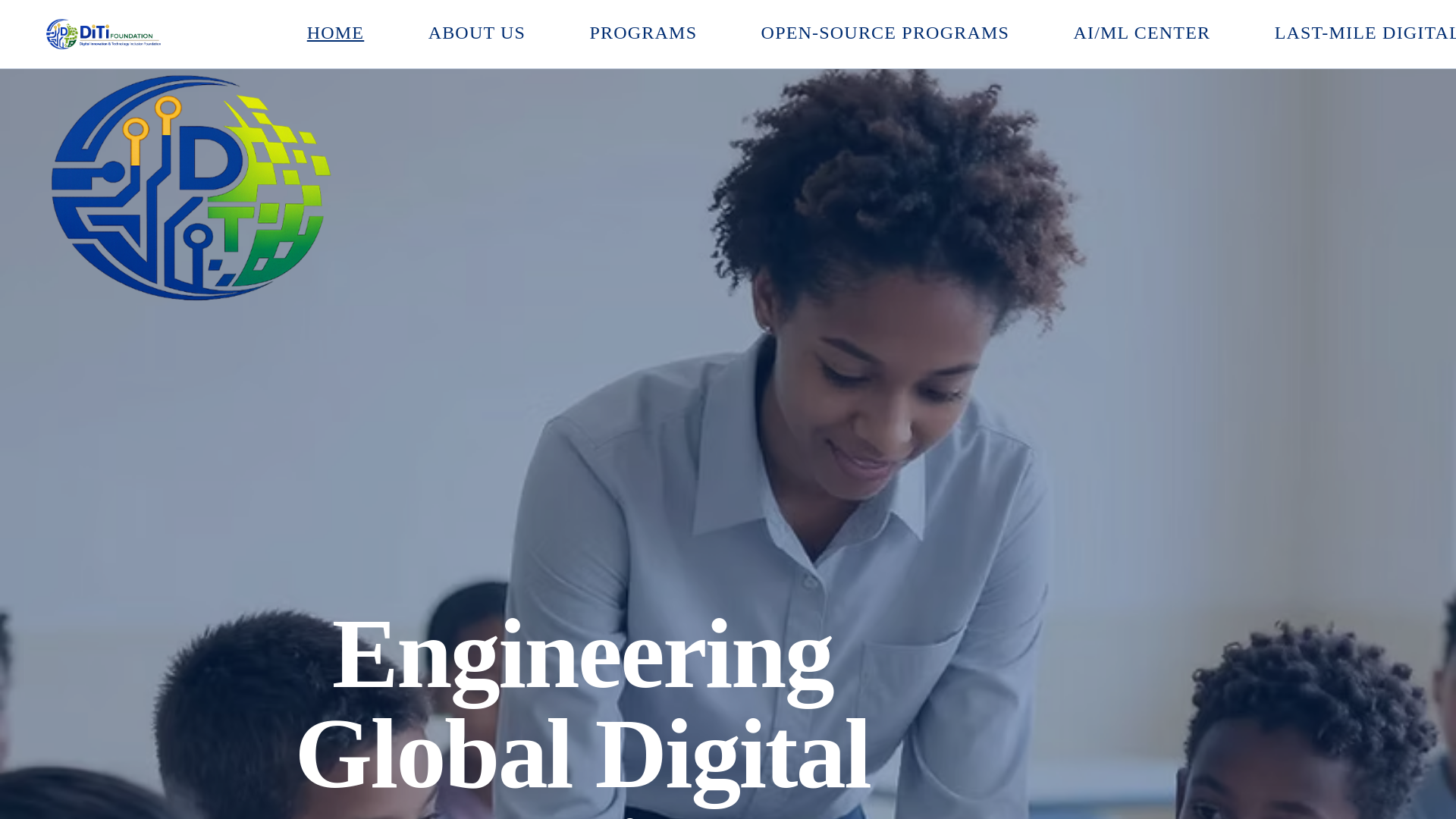 website screenshot of https://ditifnd.com/