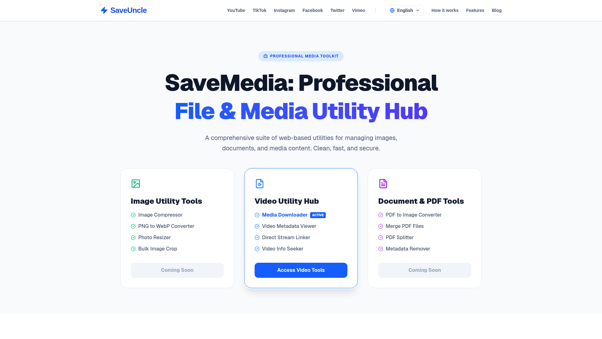 website screenshot of https://saveuncle.com/