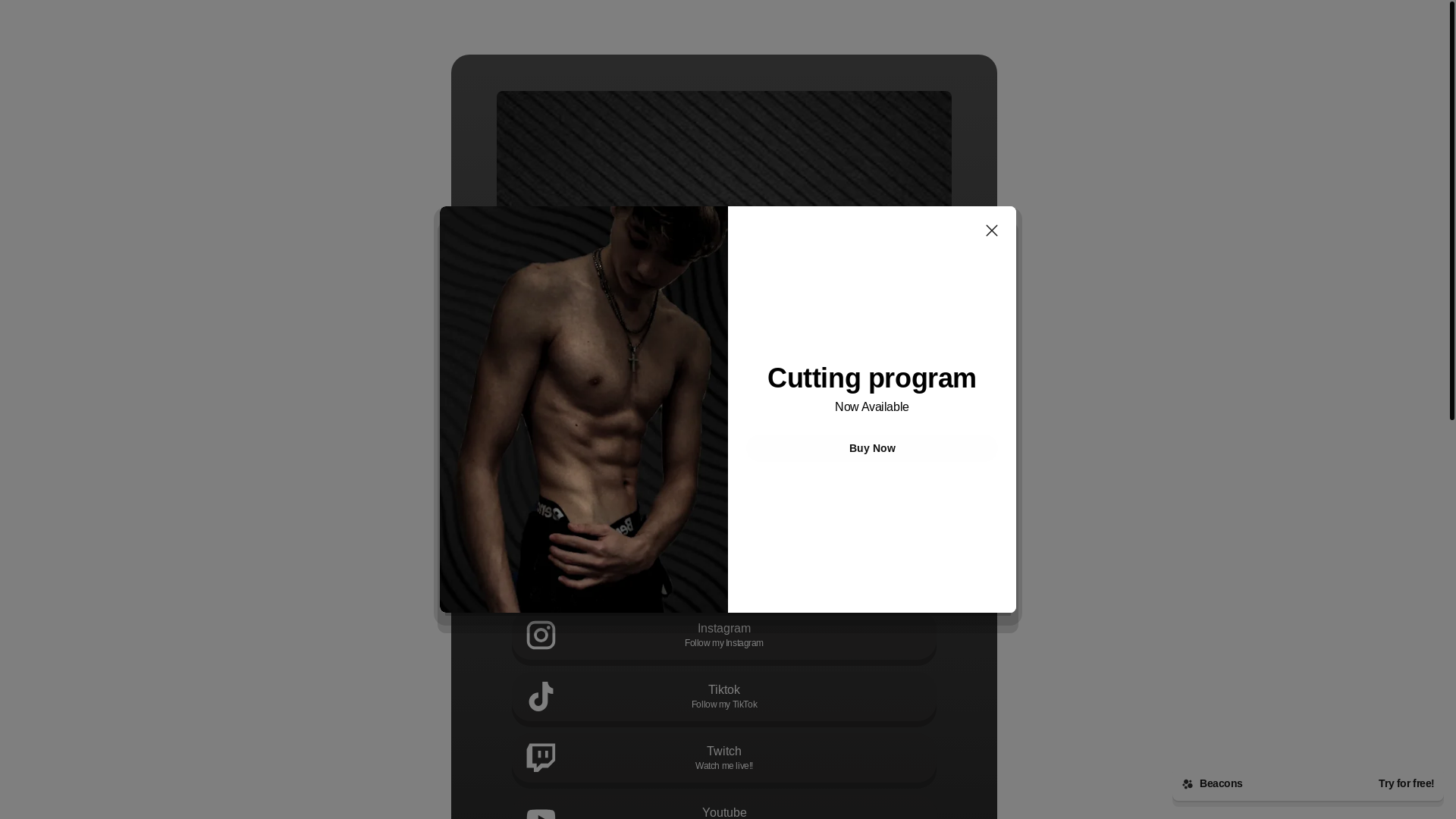 website screenshot of https://chazmillersonlinestore.com/