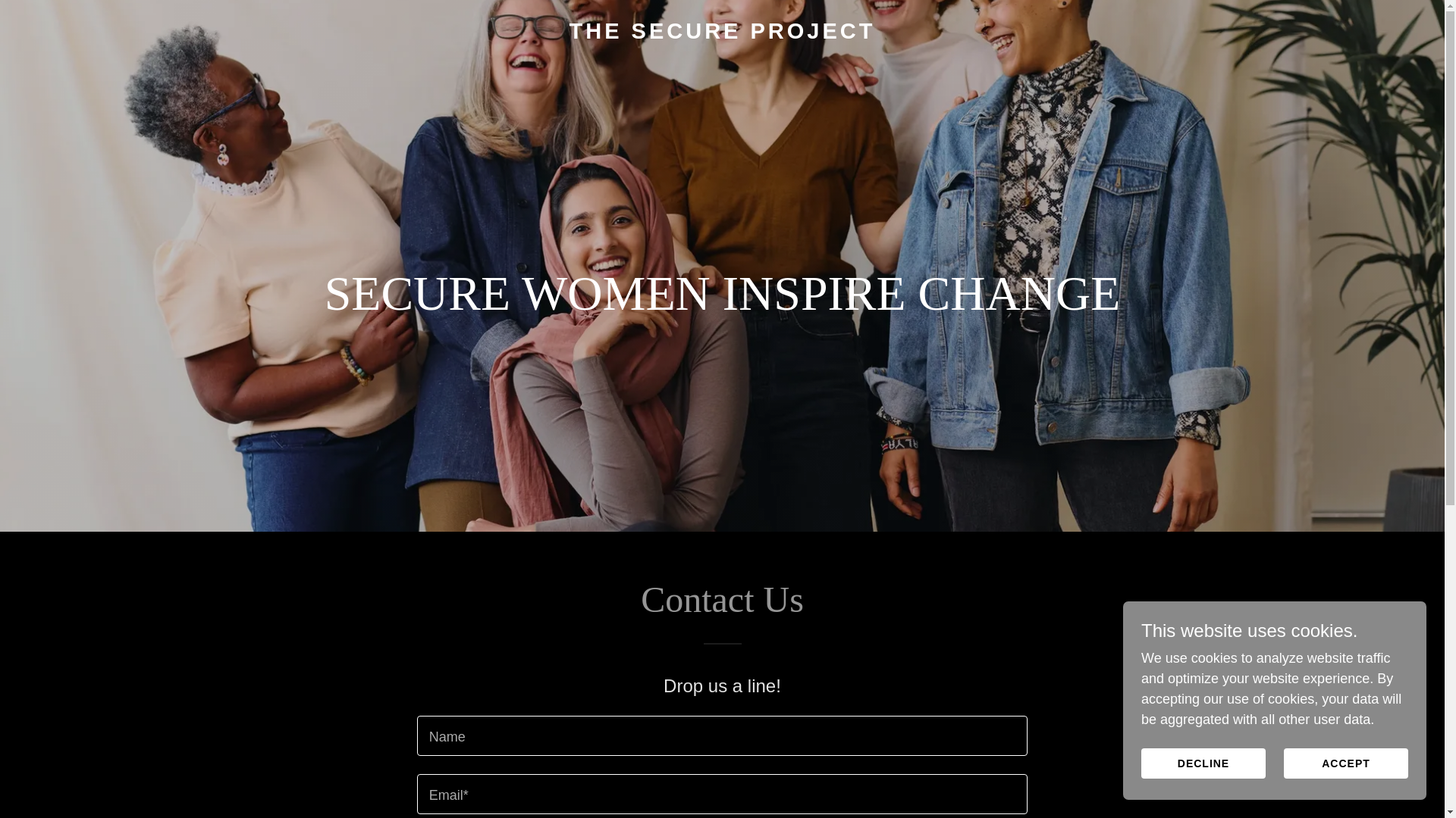 website screenshot of https://thesecureproject.co.uk/