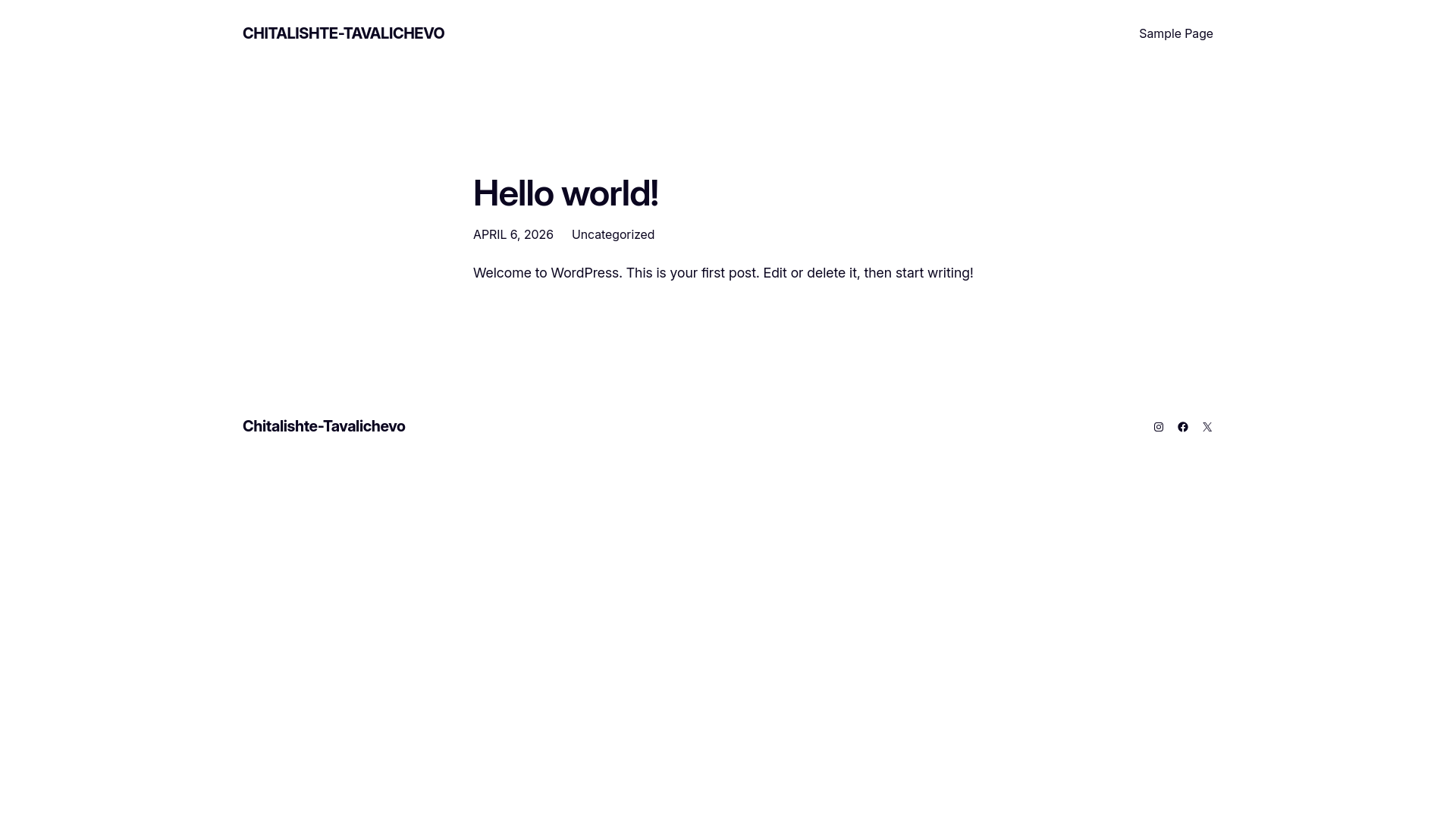 website screenshot of https://chitalishte-tavalichevo.com