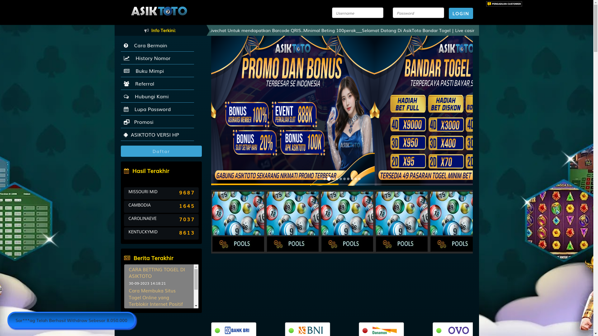 website screenshot of https://daftarasik.in/