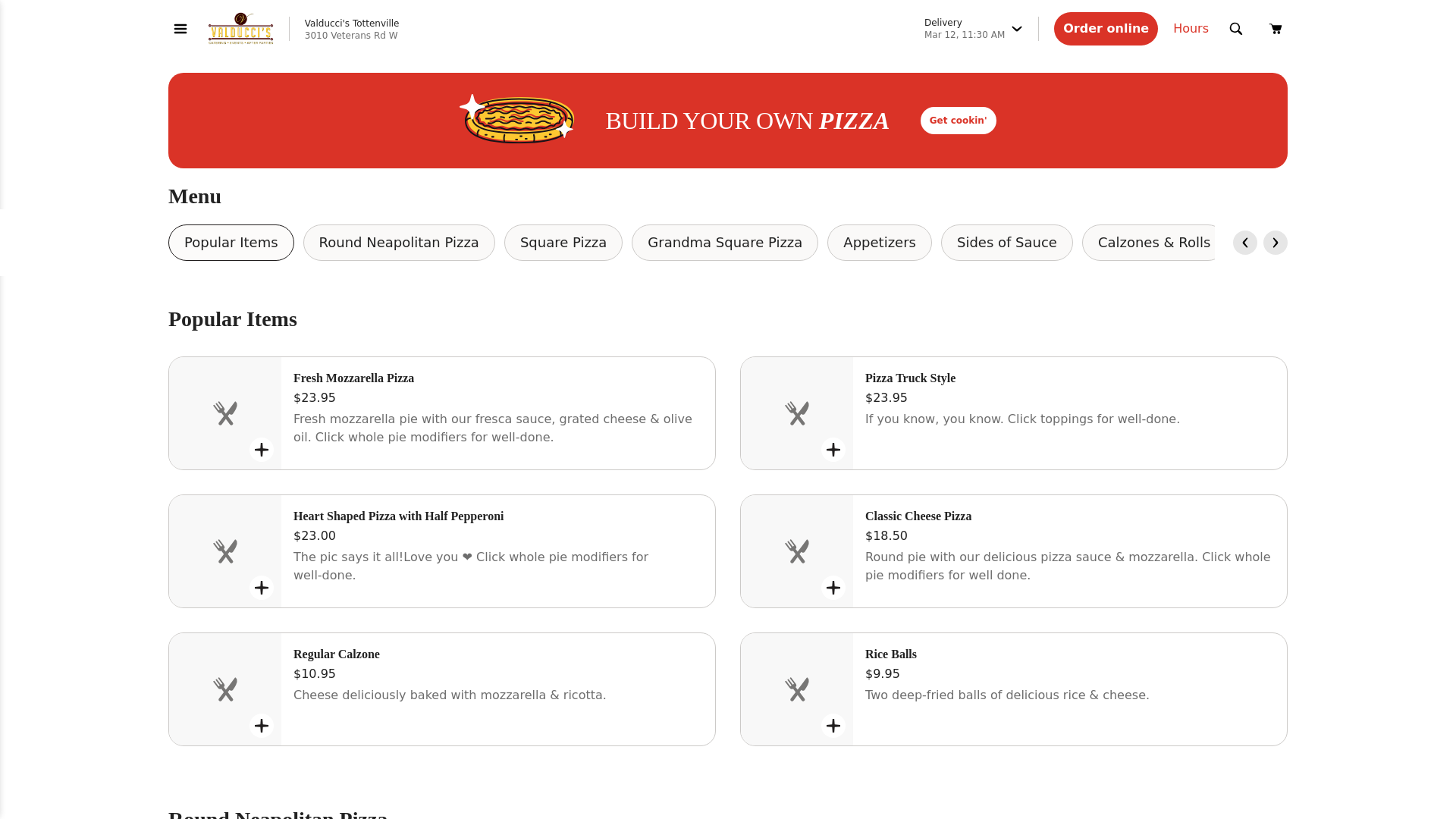 website screenshot of https://valduccistottenville.com/