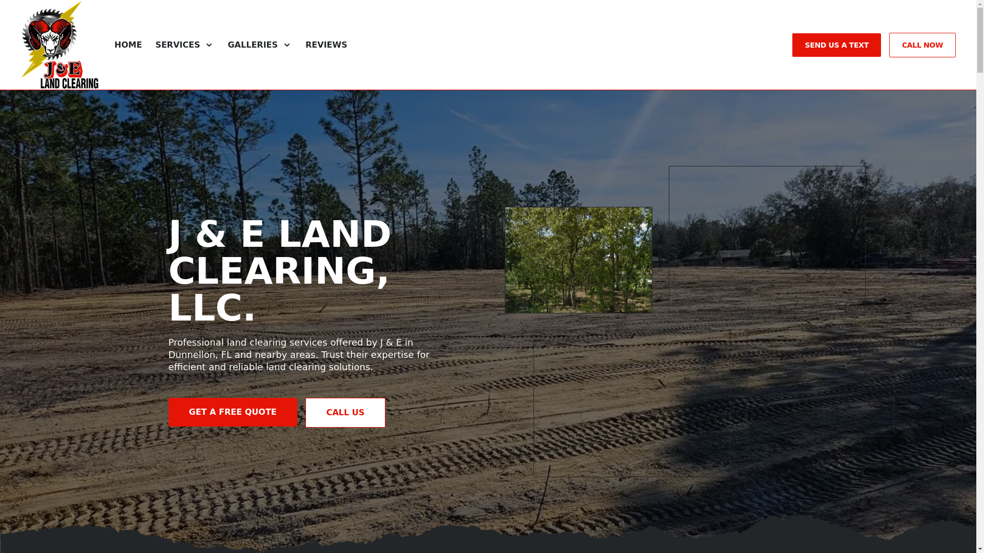 website screenshot of https://jelandclearing.com/