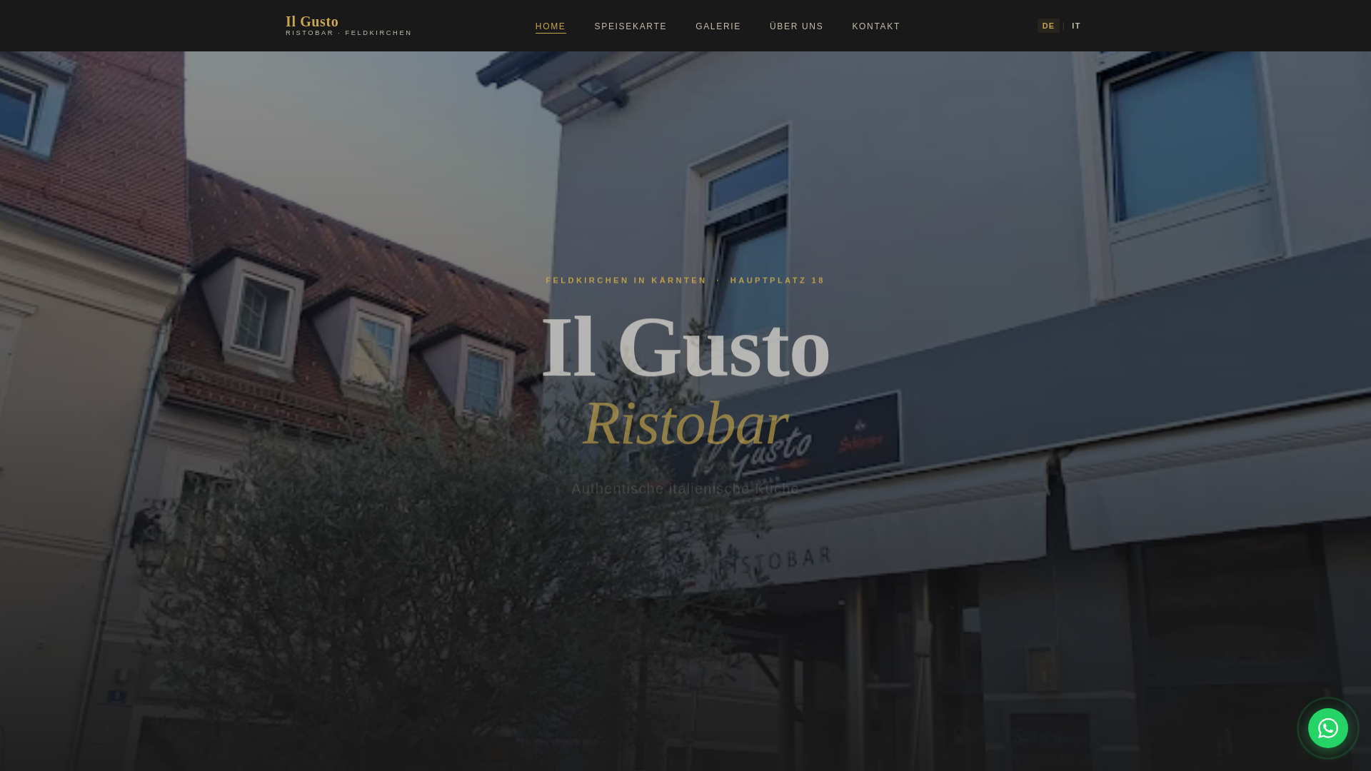 website screenshot of https://il-gusto-ristobar.pages.dev/
