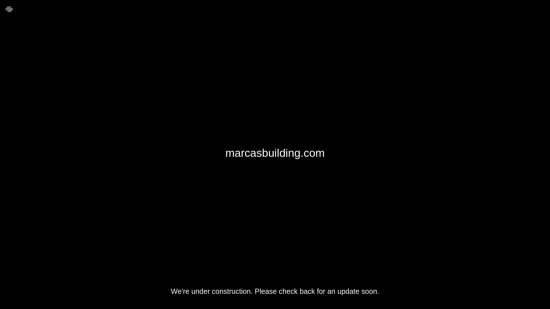 website screenshot of https://marcasbuilding.com/