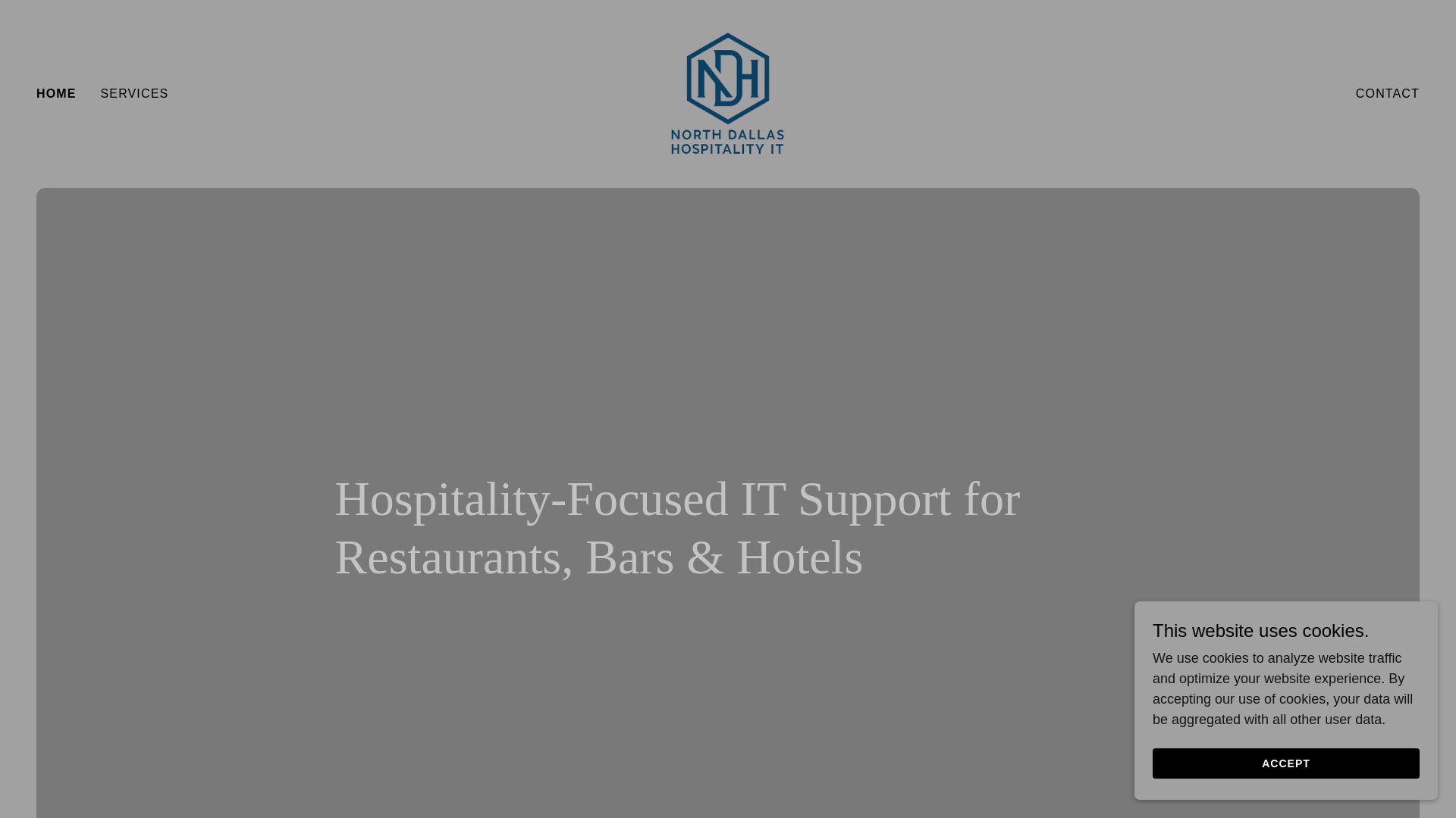 website screenshot of https://northdallashospitalityit.com