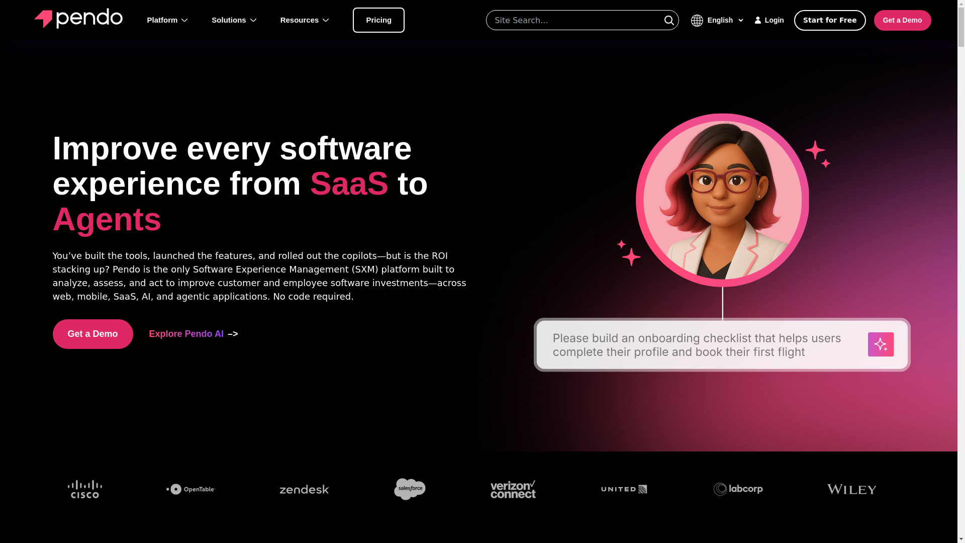 website screenshot of https://teampendo.com/