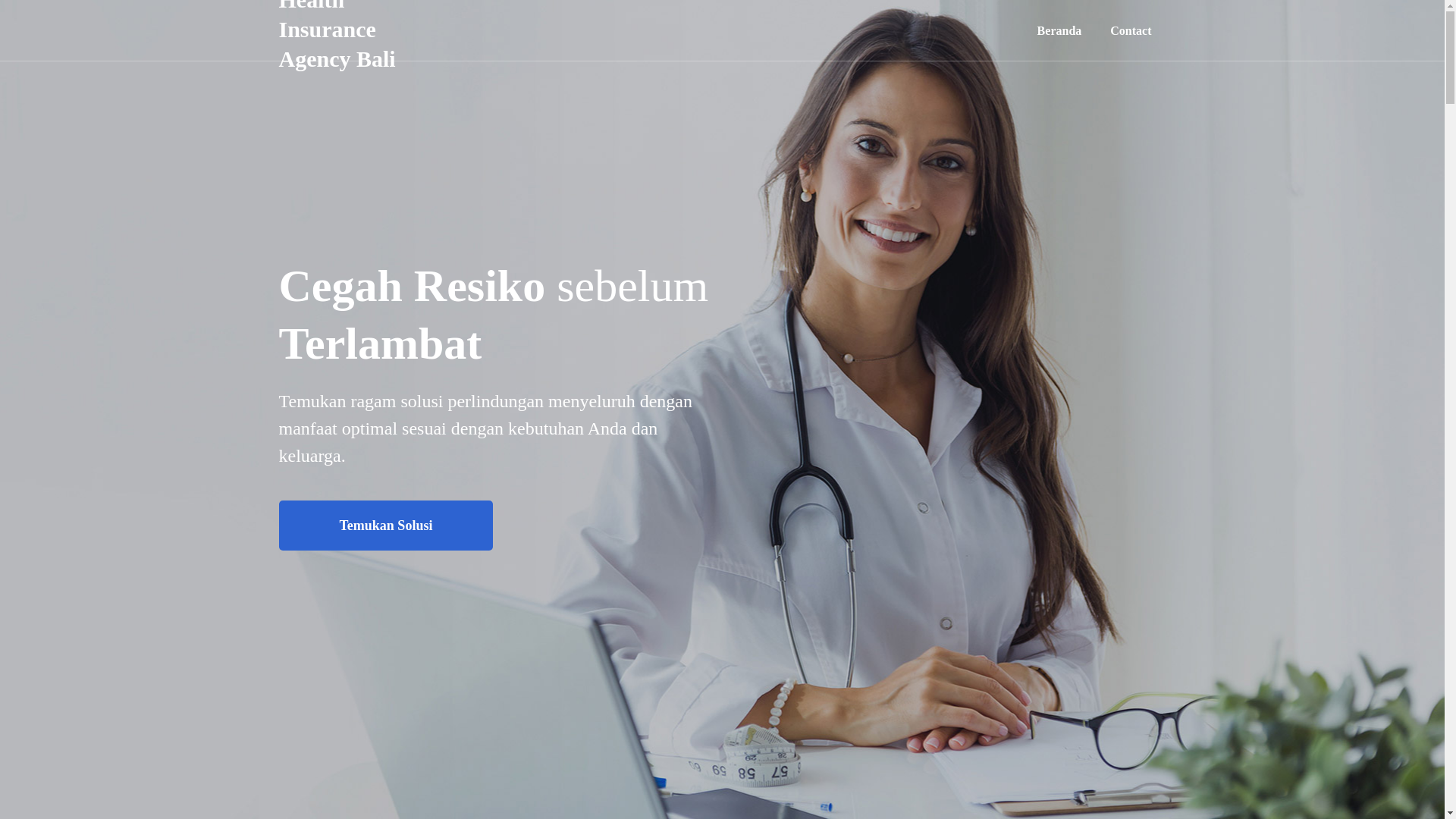 website screenshot of https://healthinsuranceagencybali.my.id/