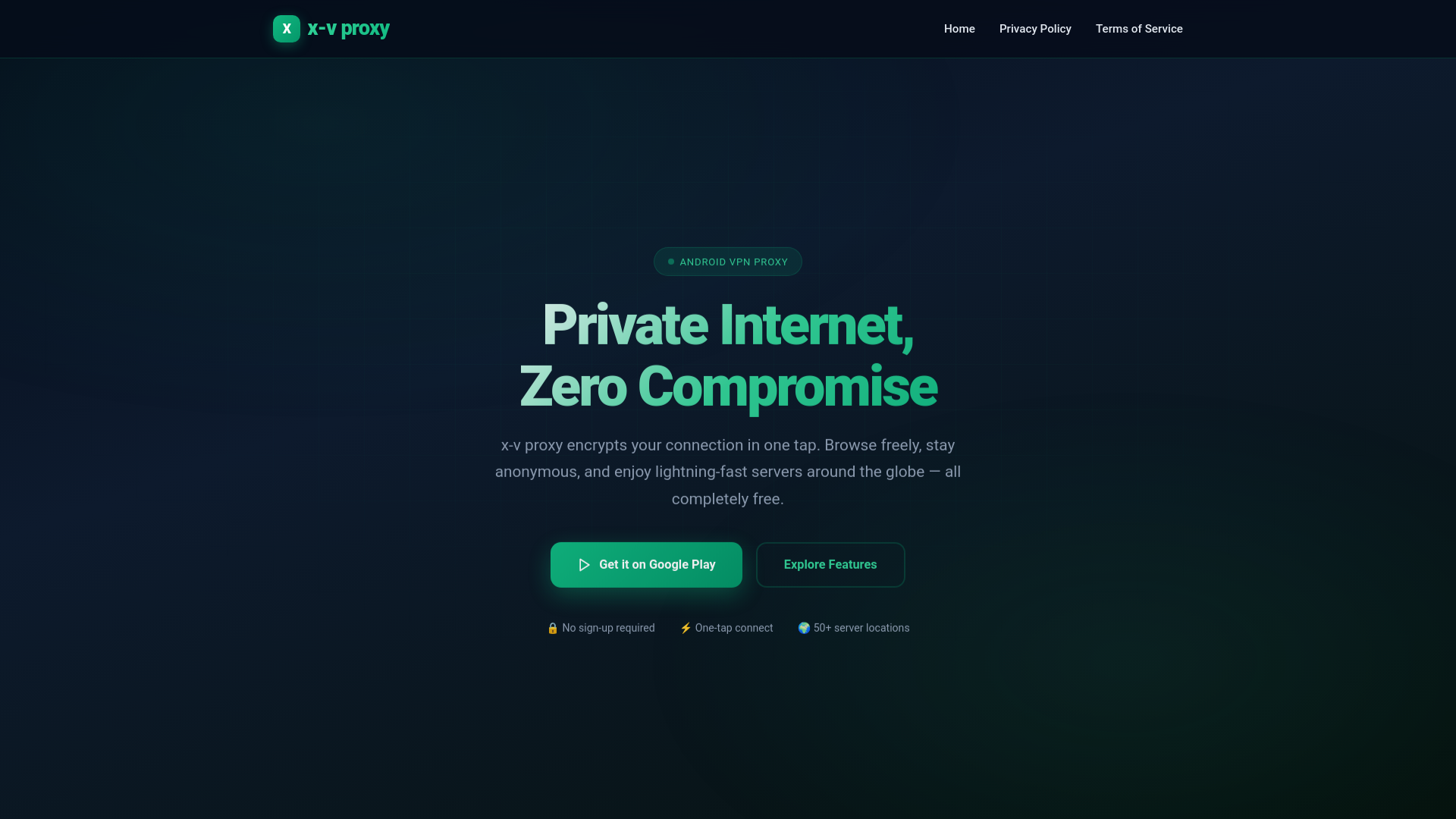 website screenshot of https://x-v-proxy.pages.dev/