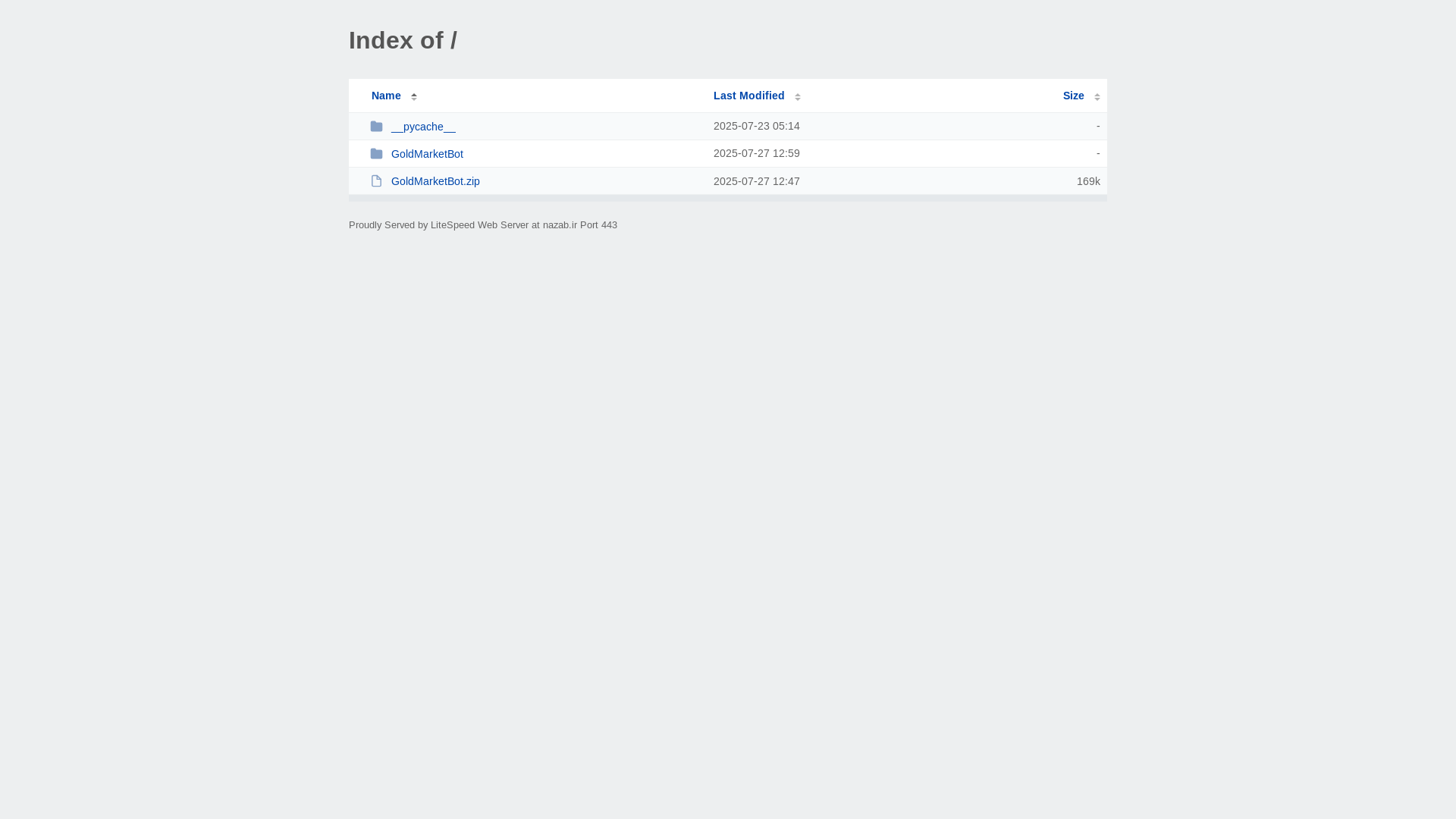 website screenshot of https://nazab.ir/