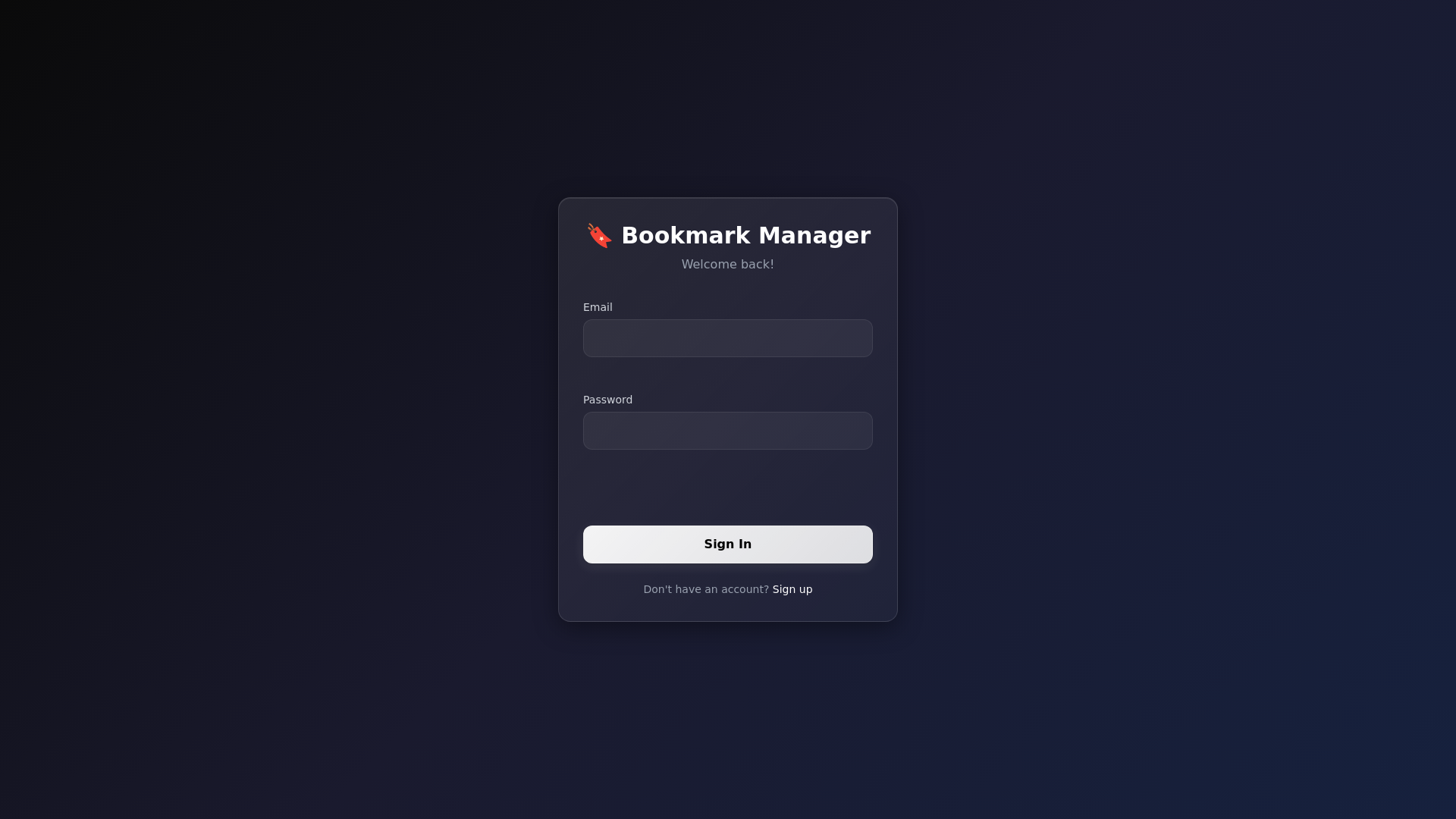 website screenshot of https://bookmark-manager-8ws.pages.dev/