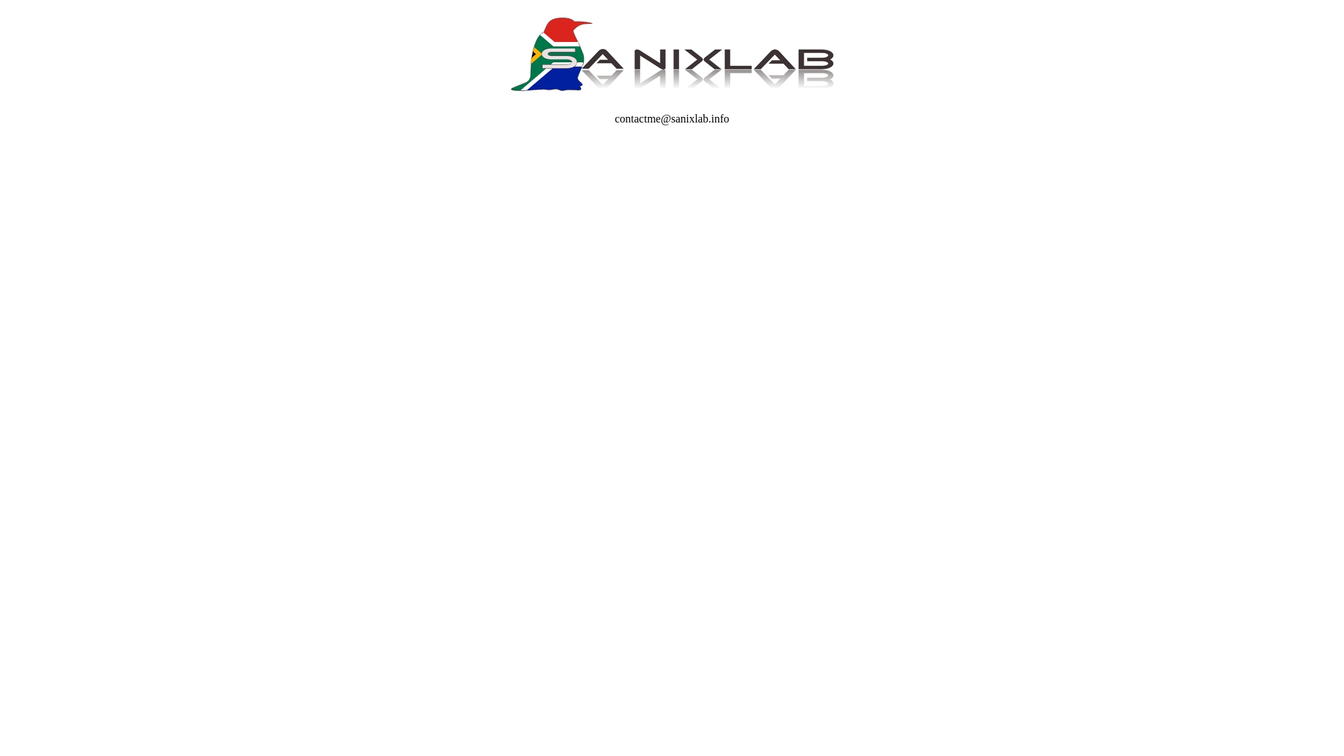 website screenshot of https://sanixlab.pages.dev/