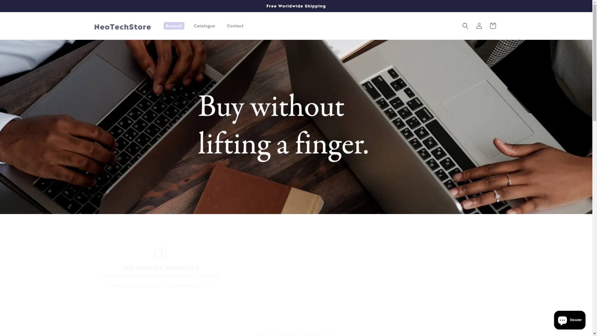 website screenshot of https://neotechstoreonline.com/