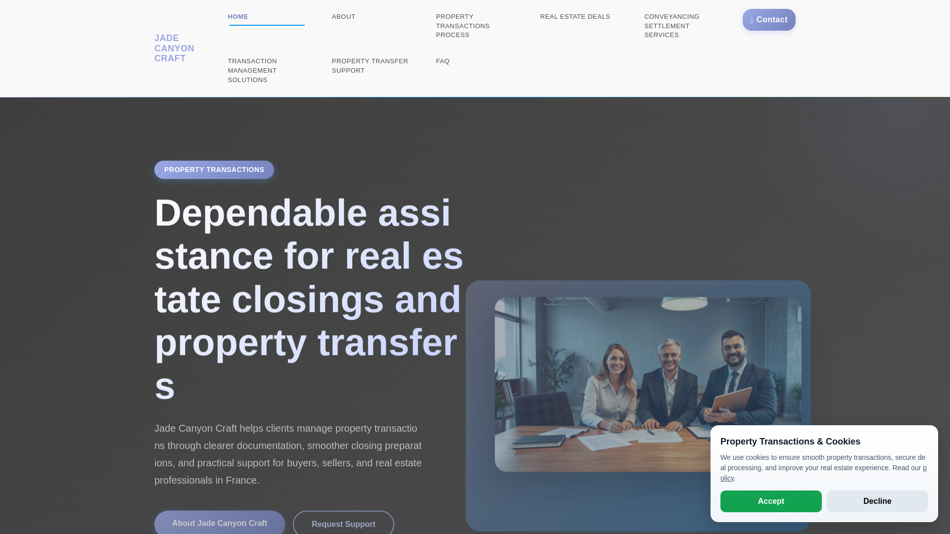 website screenshot of https://jadecanyoncraft.best/