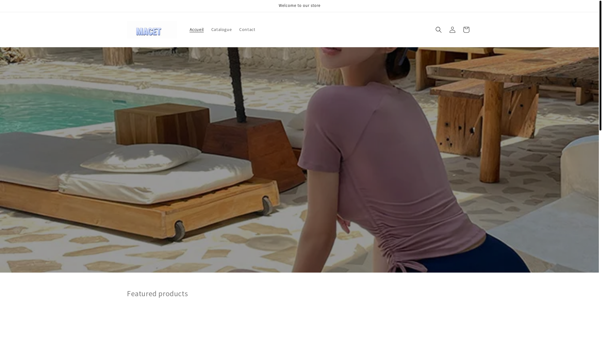 website screenshot of https://macet.store/
