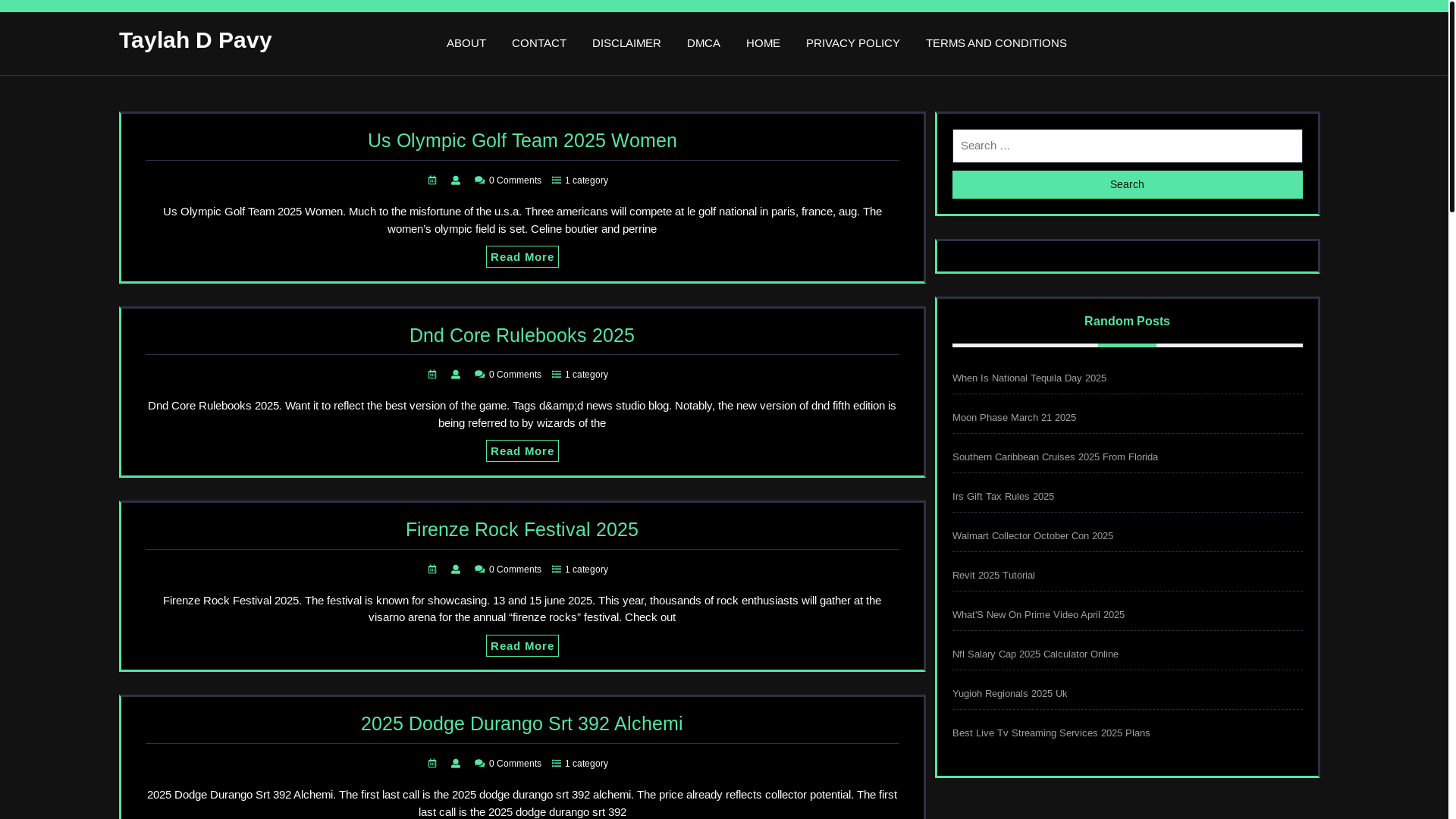 website screenshot of https://taylahdpavy.pages.dev/