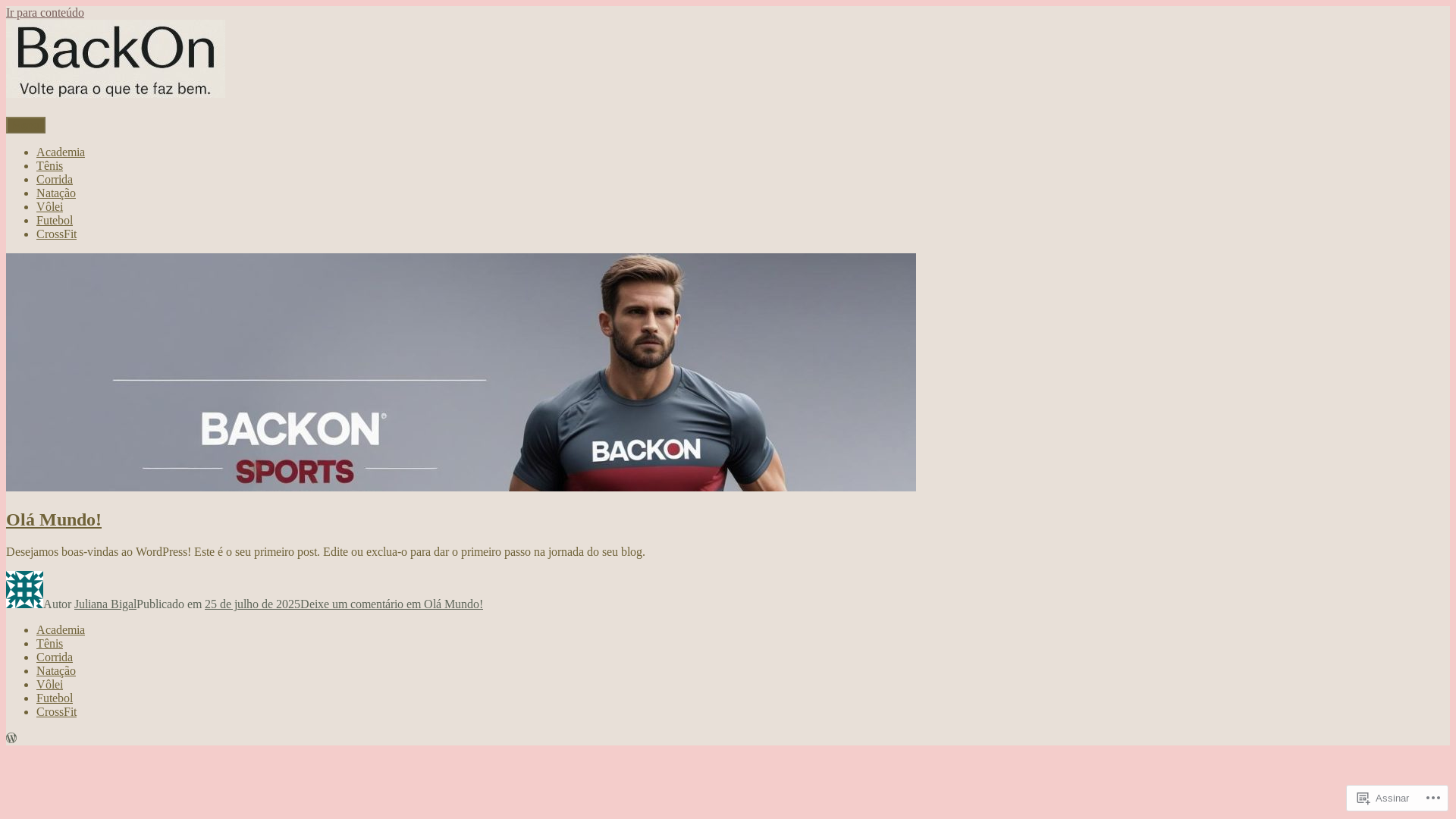 website screenshot of https://back-on.com.br/