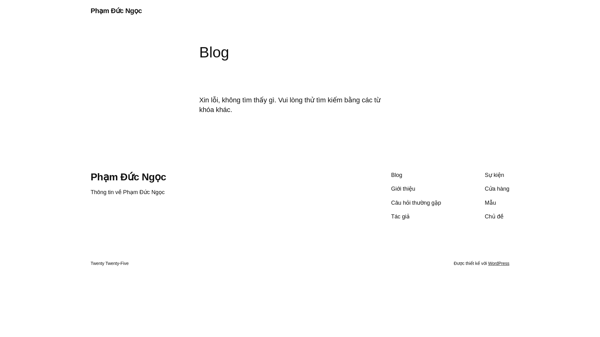 website screenshot of https://phamducngoc.com/