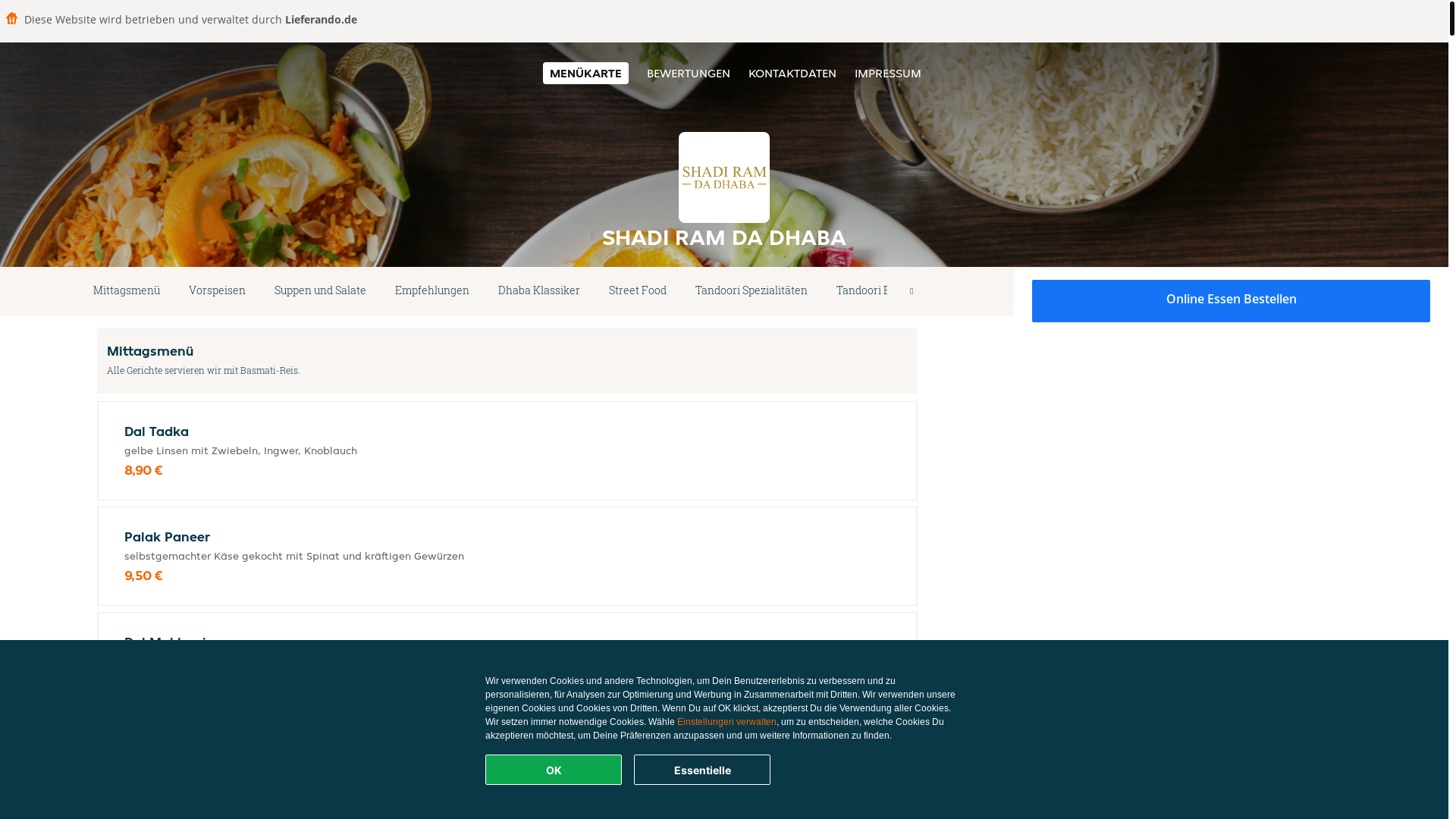 website screenshot of https://shadiramdadhaba-furstenfeldbruck.de/