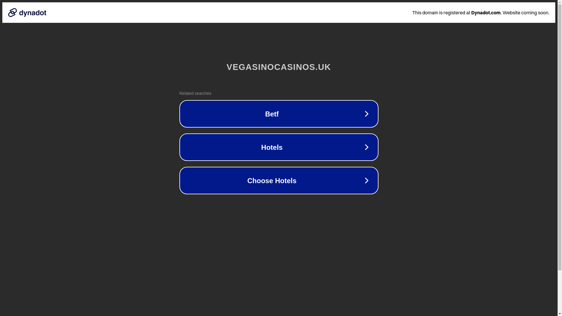 website screenshot of https://vegasinocasinos.uk/