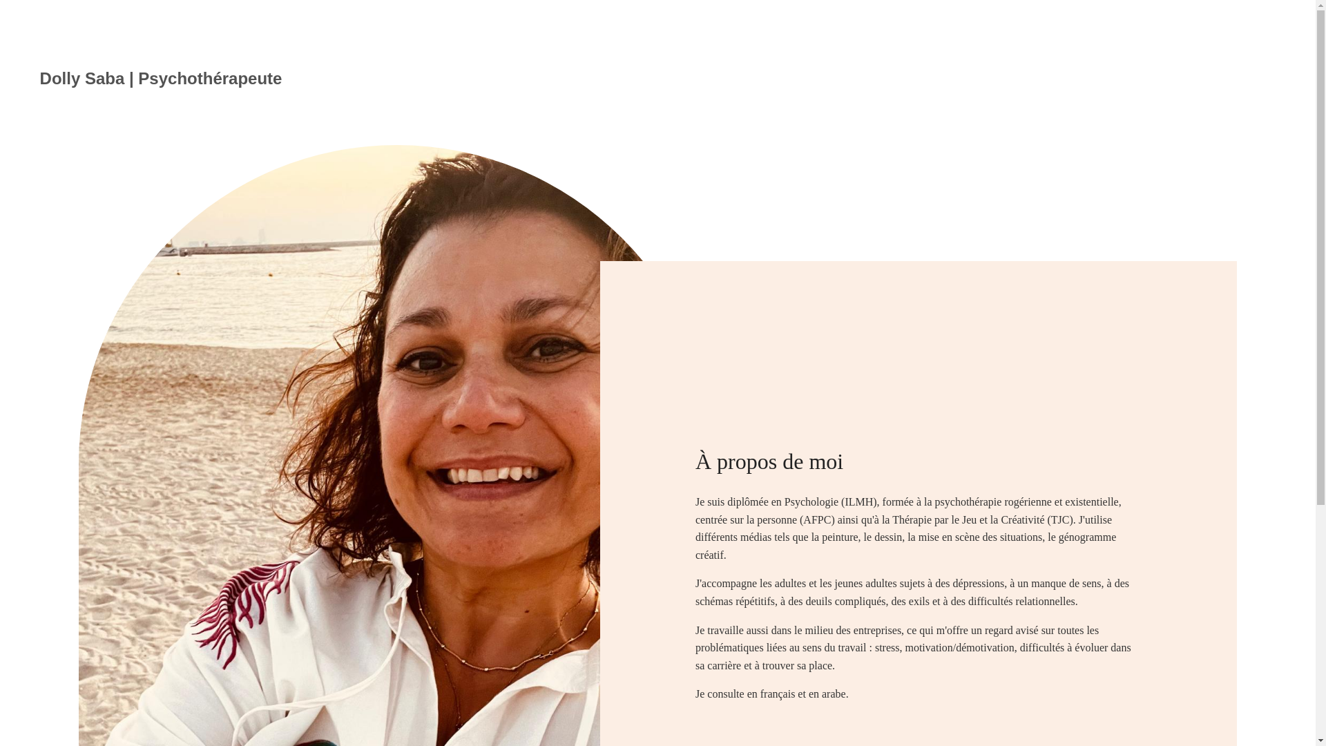 website screenshot of https://dollysaba.com/